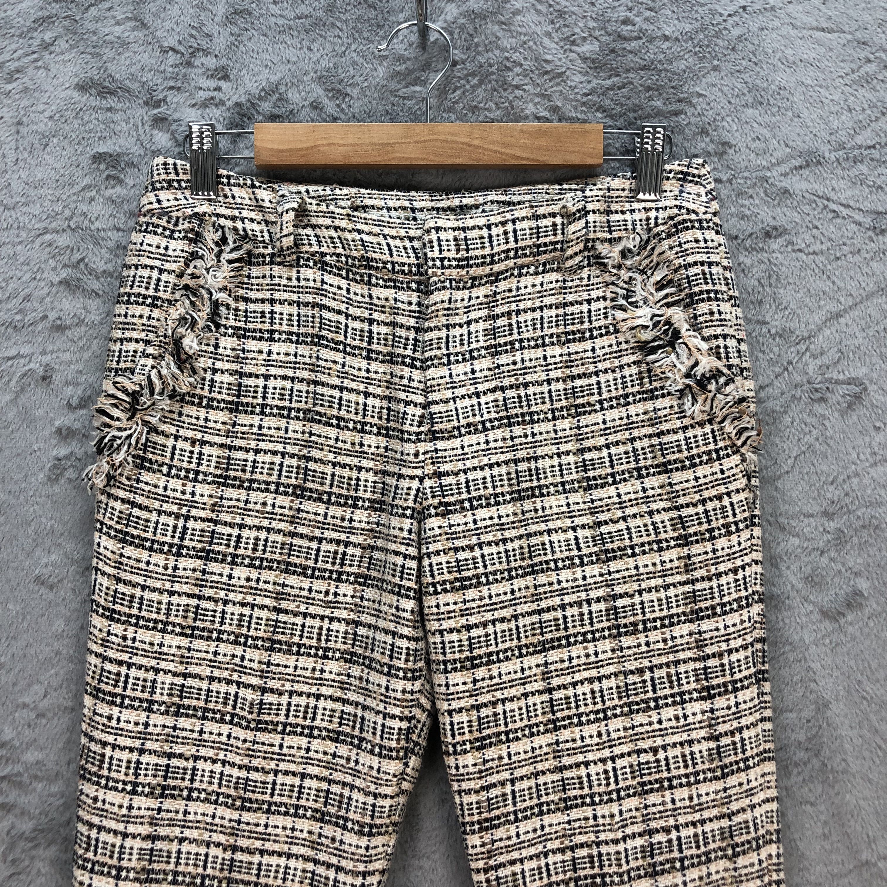 Japanese Brand AG BY AQUA GIRL WOOL CAPRI PANTS #6614-76 Size 29" - 2 Thumbnail