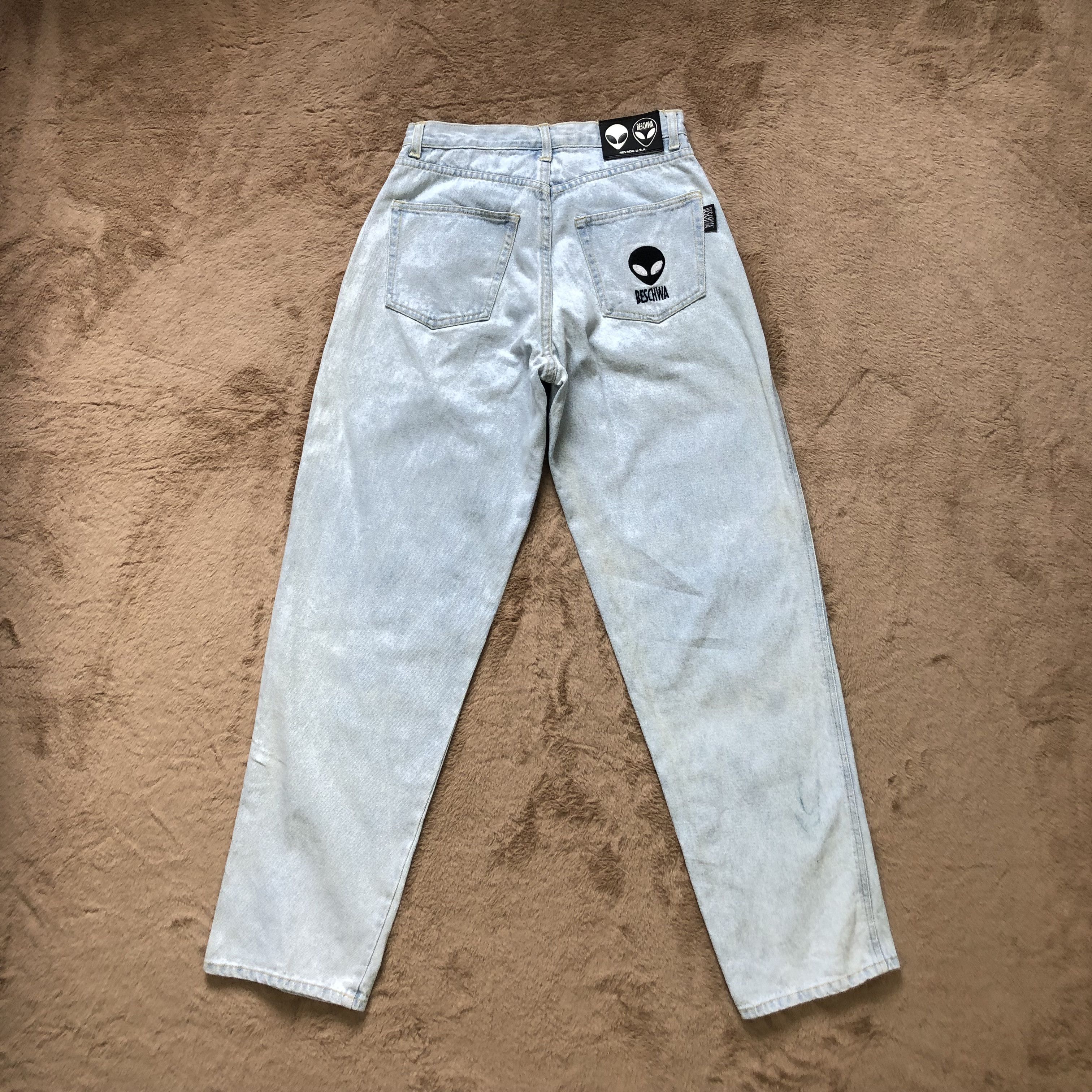 Alien Workshop BESCHWA NEVADA USA LIGHT WASH JEANS #6616-76 Size 27" / US 4 / IT 40 - 12 Thumbnail