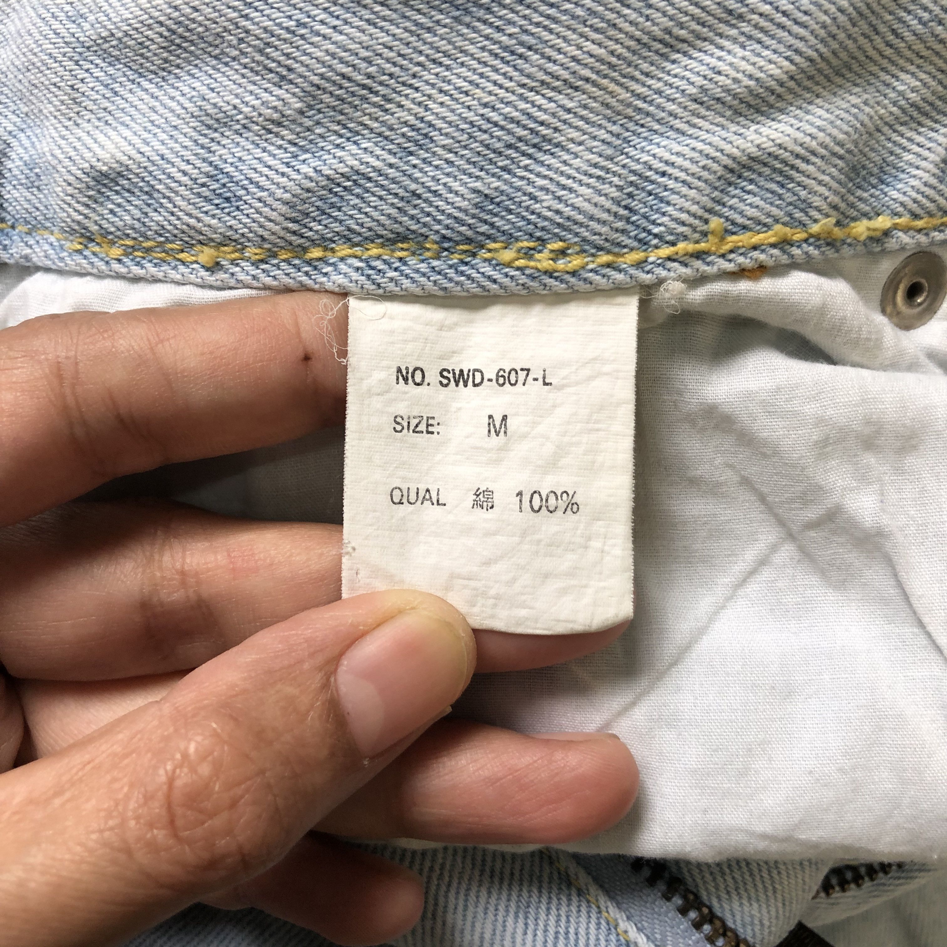 Alien Workshop BESCHWA NEVADA USA LIGHT WASH JEANS #6616-76 Size 27" / US 4 / IT 40 - 10 Thumbnail