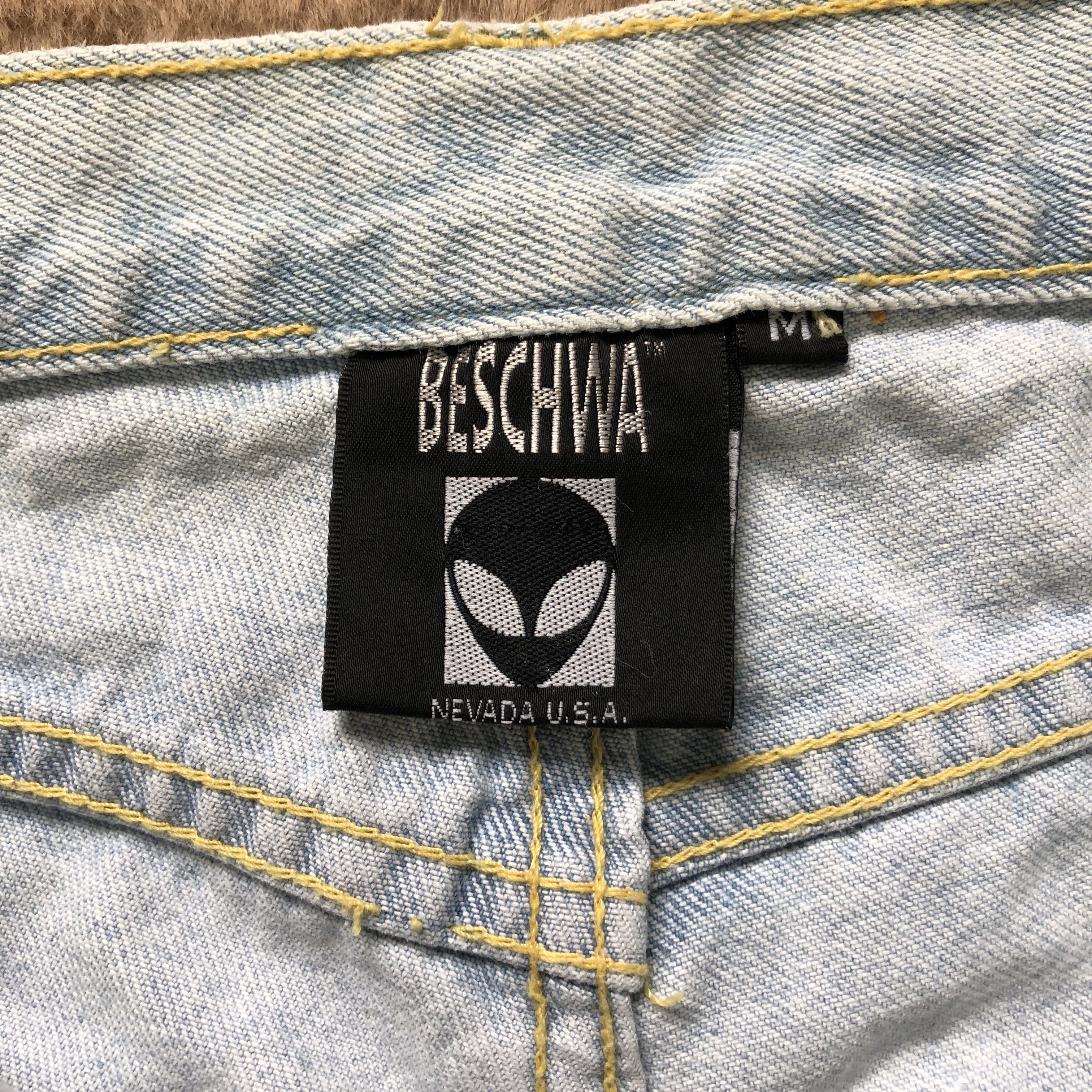 Alien Workshop BESCHWA NEVADA USA LIGHT WASH JEANS #6616-76 Size 27" / US 4 / IT 40 - 8 Thumbnail