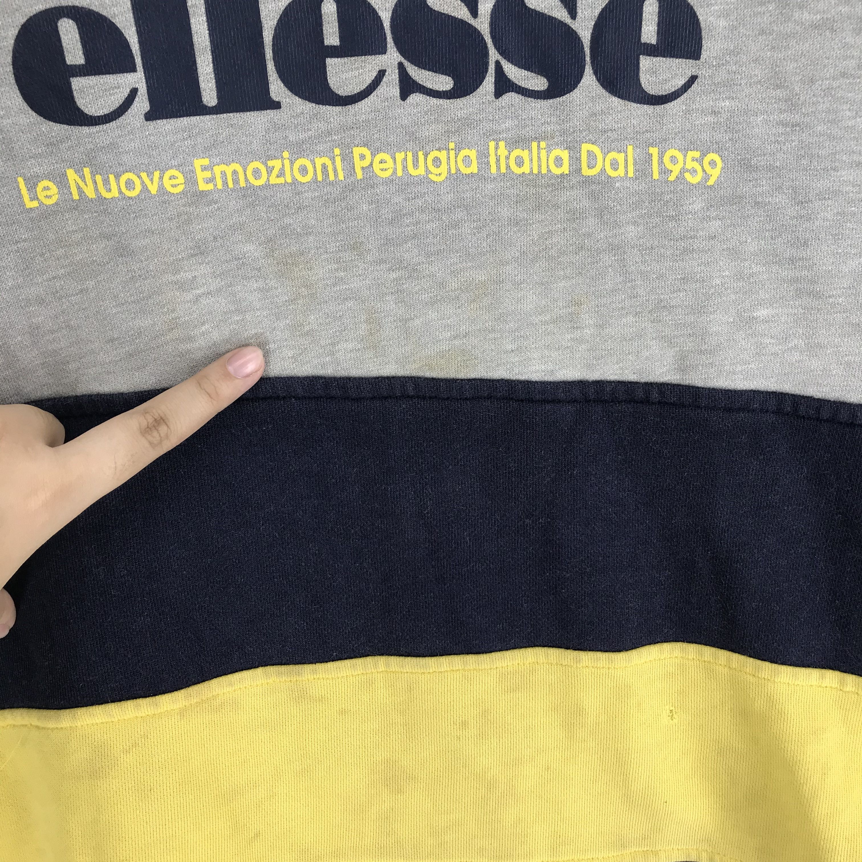 Ellesse Ellesse Embroidery Big Logo Hoodies #2579-101 Size US L / EU 52-54 / 3 - 8 Thumbnail