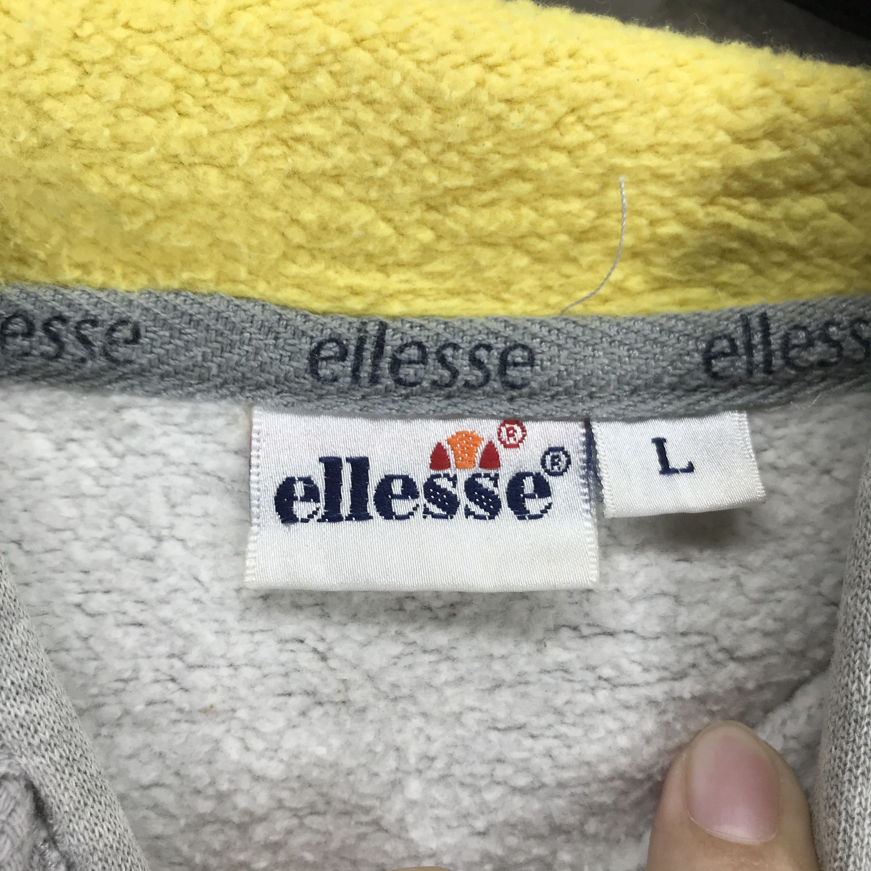 Ellesse Ellesse Embroidery Big Logo Hoodies #2579-101 Size US L / EU 52-54 / 3 - 6 Thumbnail