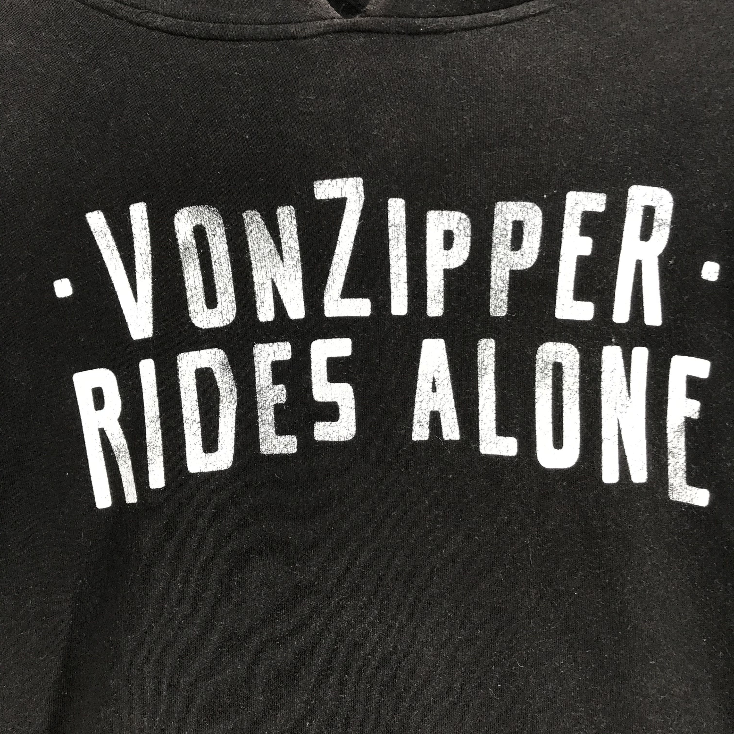 VonZipper Vonzipper Rides Alone Big Logo Pullover Hoodies #2578-101 Size US L / EU 52-54 / 3 - 3 Thumbnail