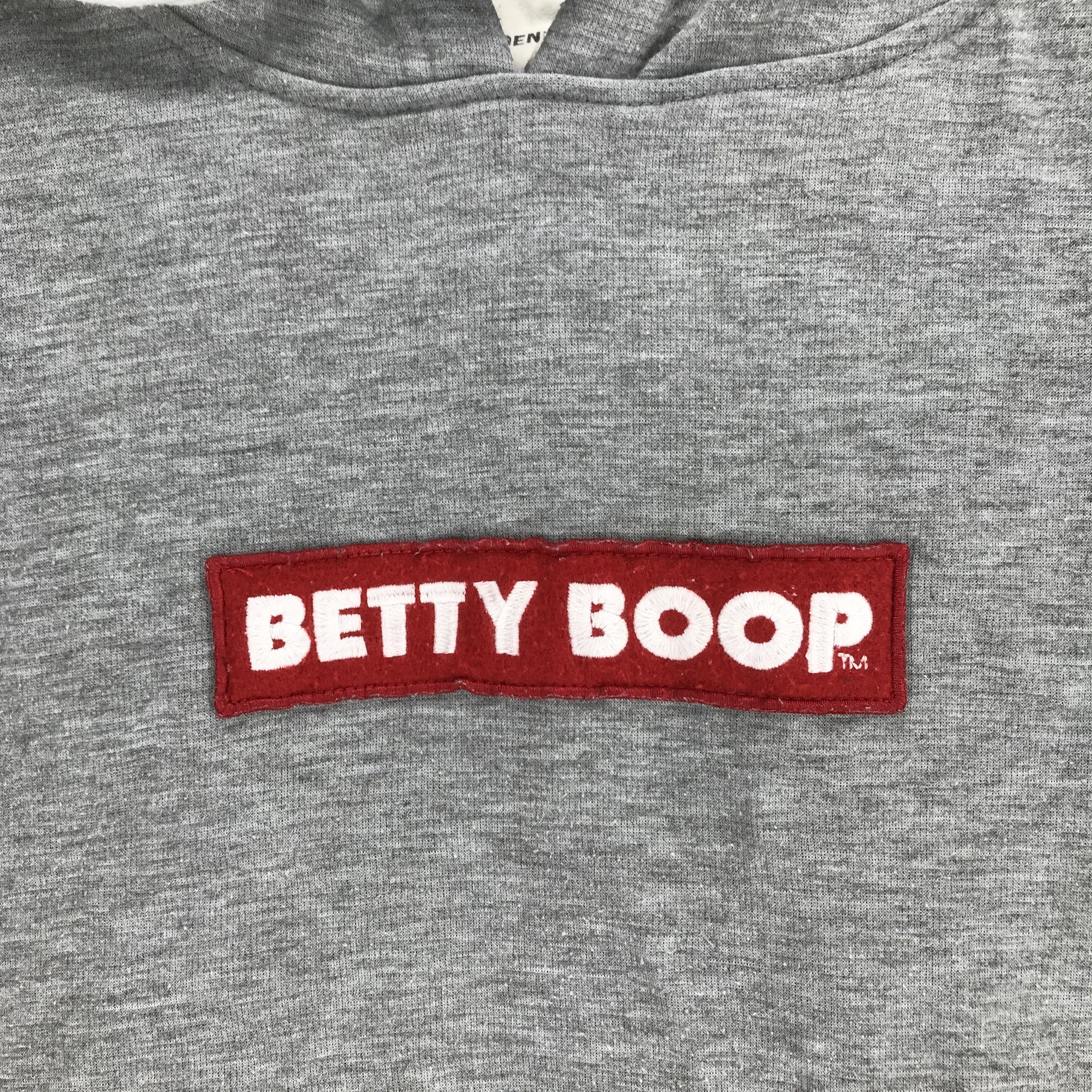 Japanese Brand Denifits X Betty Boop Box Logo Sleeve Logo Hoodie #2566-101 Size US M / EU 48-50 / 2 - 3 Thumbnail