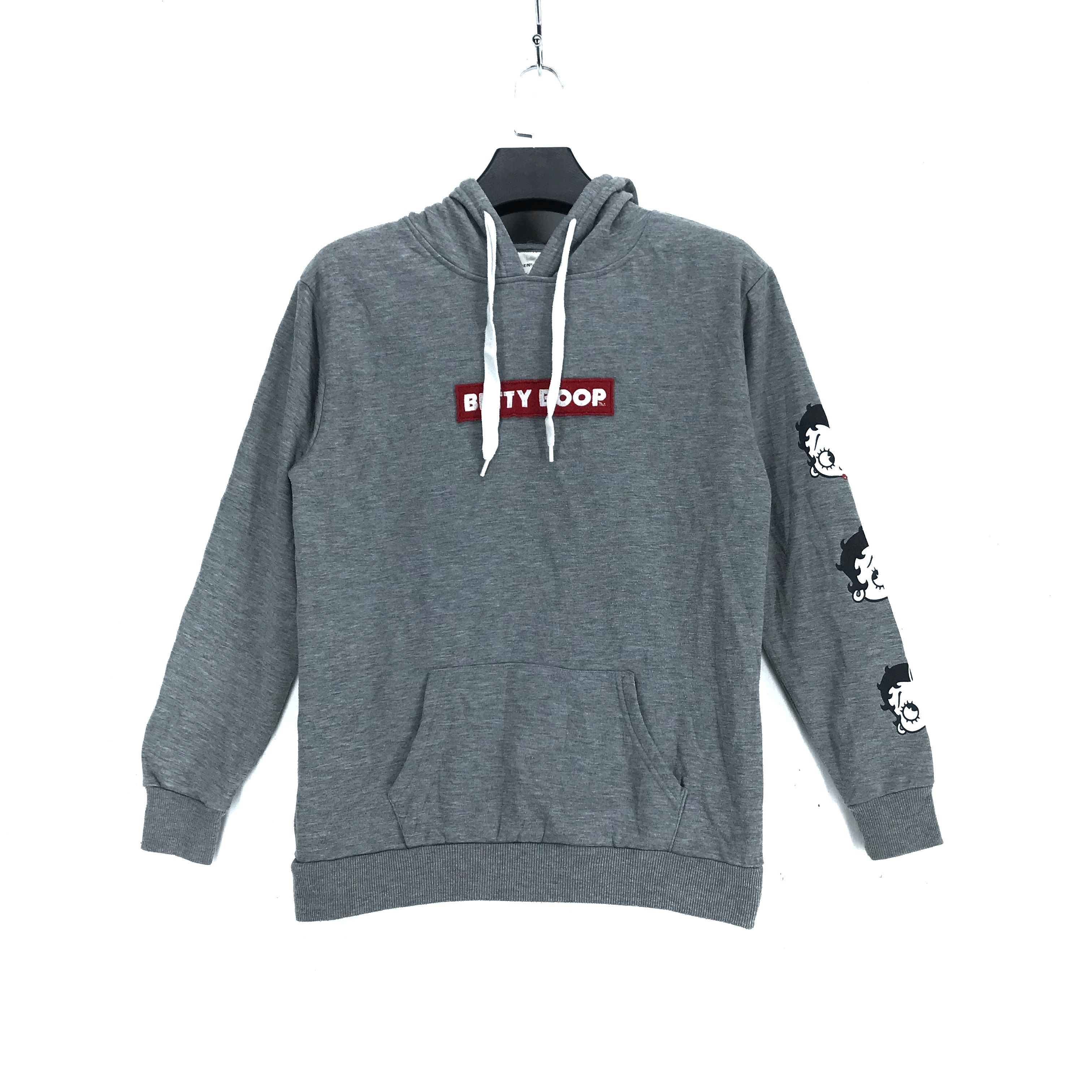 Japanese Brand Denifits X Betty Boop Box Logo Sleeve Logo Hoodie #2566-101 Size US M / EU 48-50 / 2 - 1 Thumbnail
