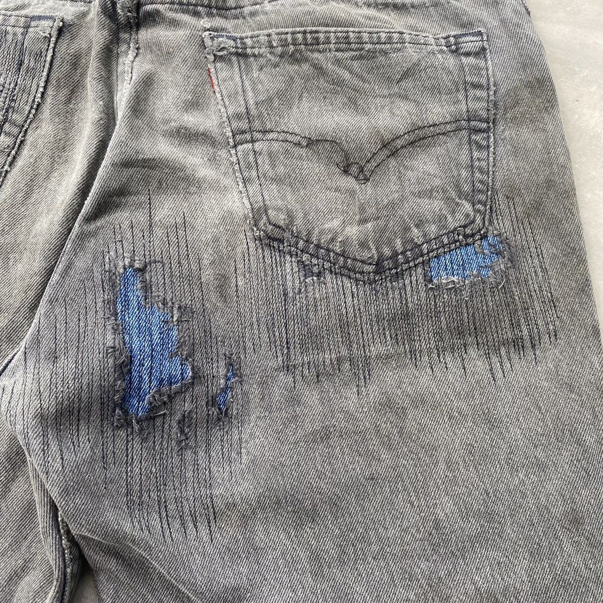 Levi's × Vintage Vintage 90s Levis 501 faded black distressed denim Size US 34 / EU 50 - 5 Thumbnail