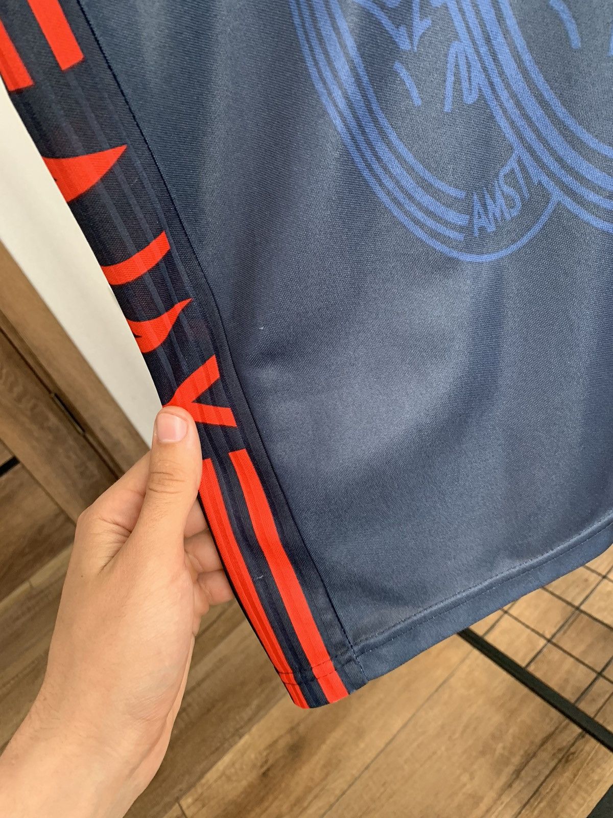 Umbro 1997/1998 Ajax Umbro Away Retro Soccer Jersey Vintage Size US L / EU 52-54 / 3 - 15 Thumbnail