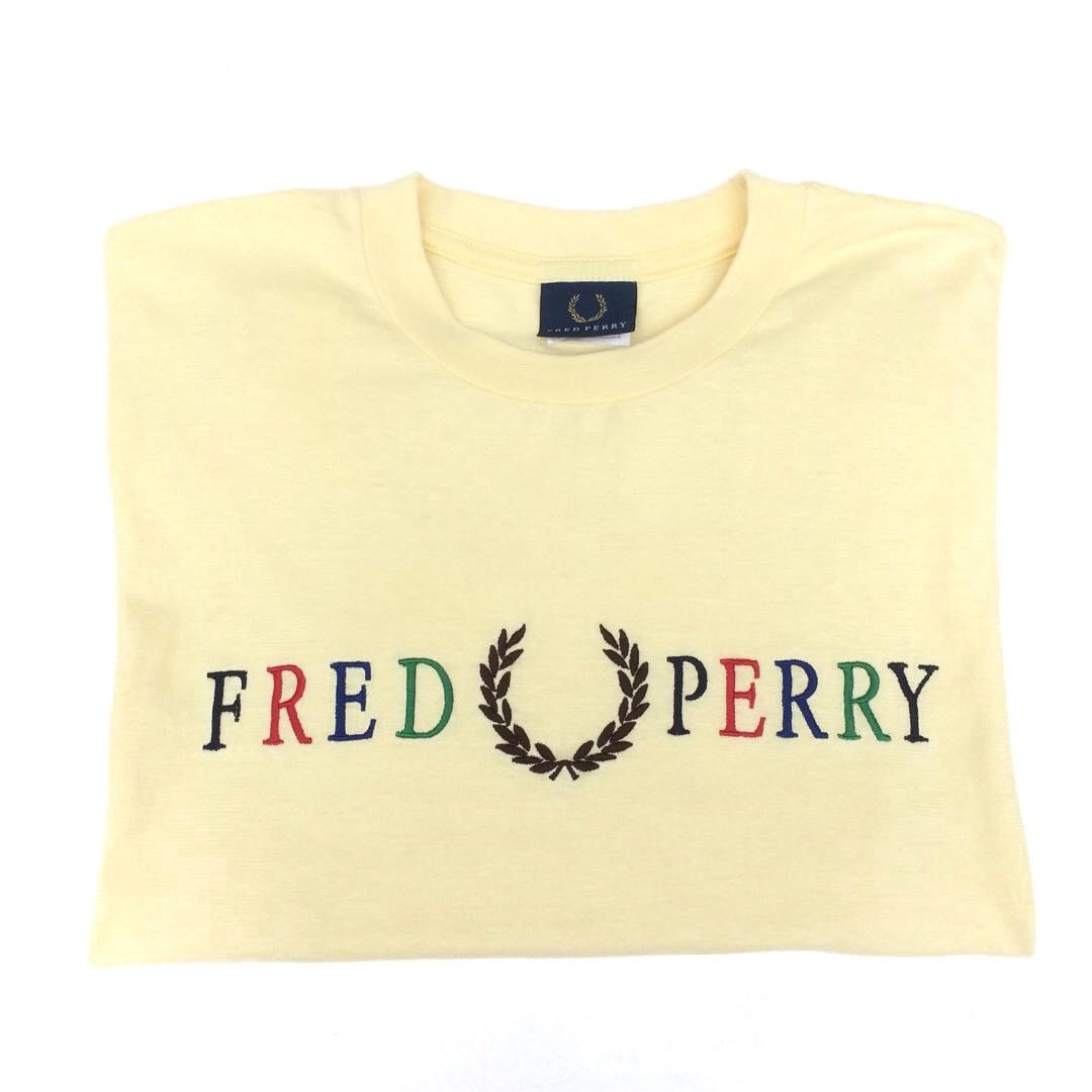 Vintage 90s Multicolor Fred Perry Embroidered spell out