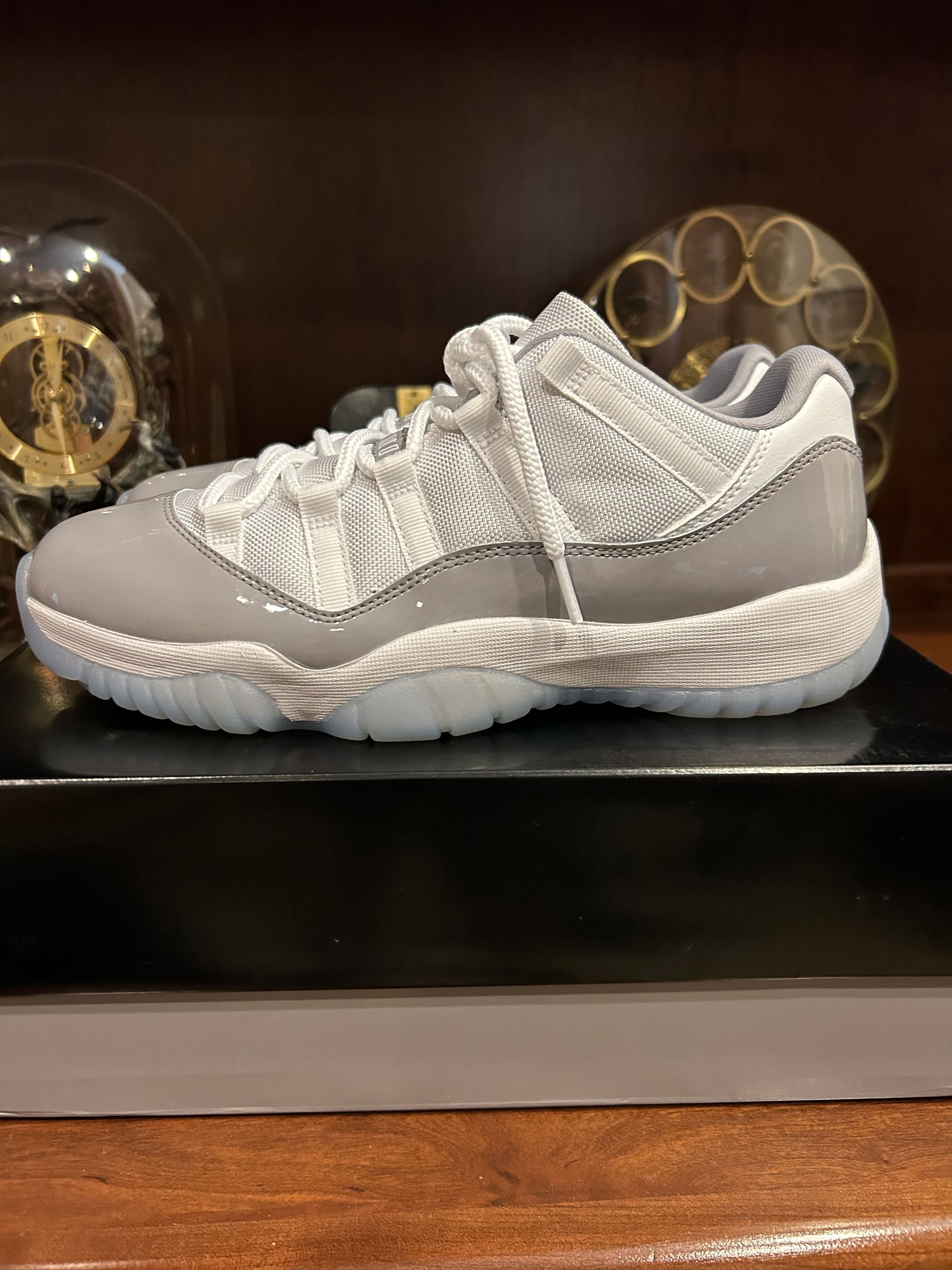 Nike Air Jordan 11 Low Grey Cement Size 9 Deadstock Grailed