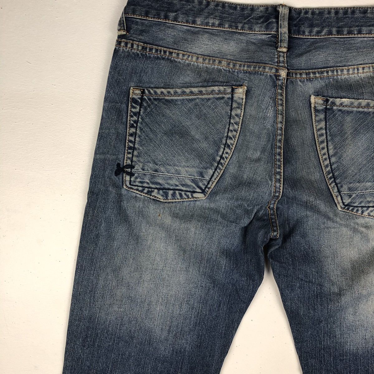 DENHAM × Japanese Brand Vintage Denham distressed denim nice design Size US 34 / EU 50 - 9 Thumbnail