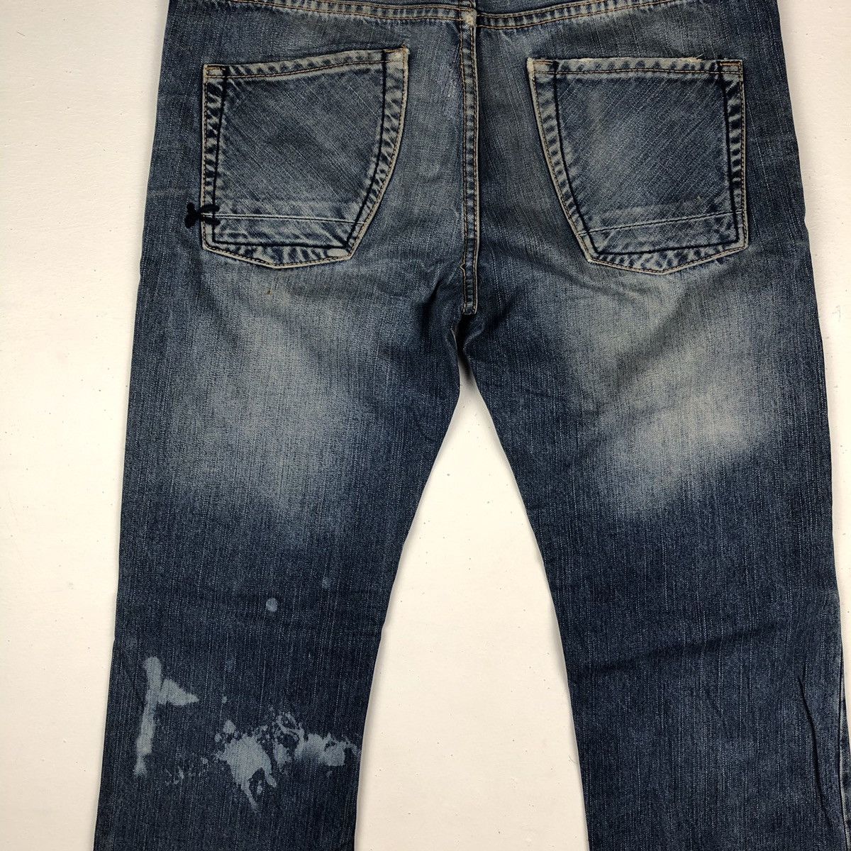 DENHAM × Japanese Brand Vintage Denham distressed denim nice design Size US 34 / EU 50 - 8 Thumbnail