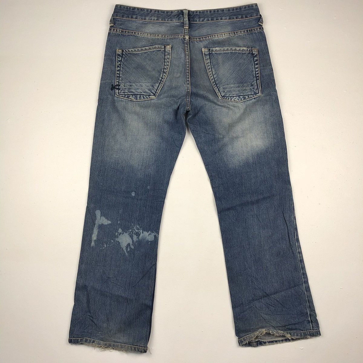 DENHAM × Japanese Brand Vintage Denham distressed denim nice design Size US 34 / EU 50 - 7 Thumbnail