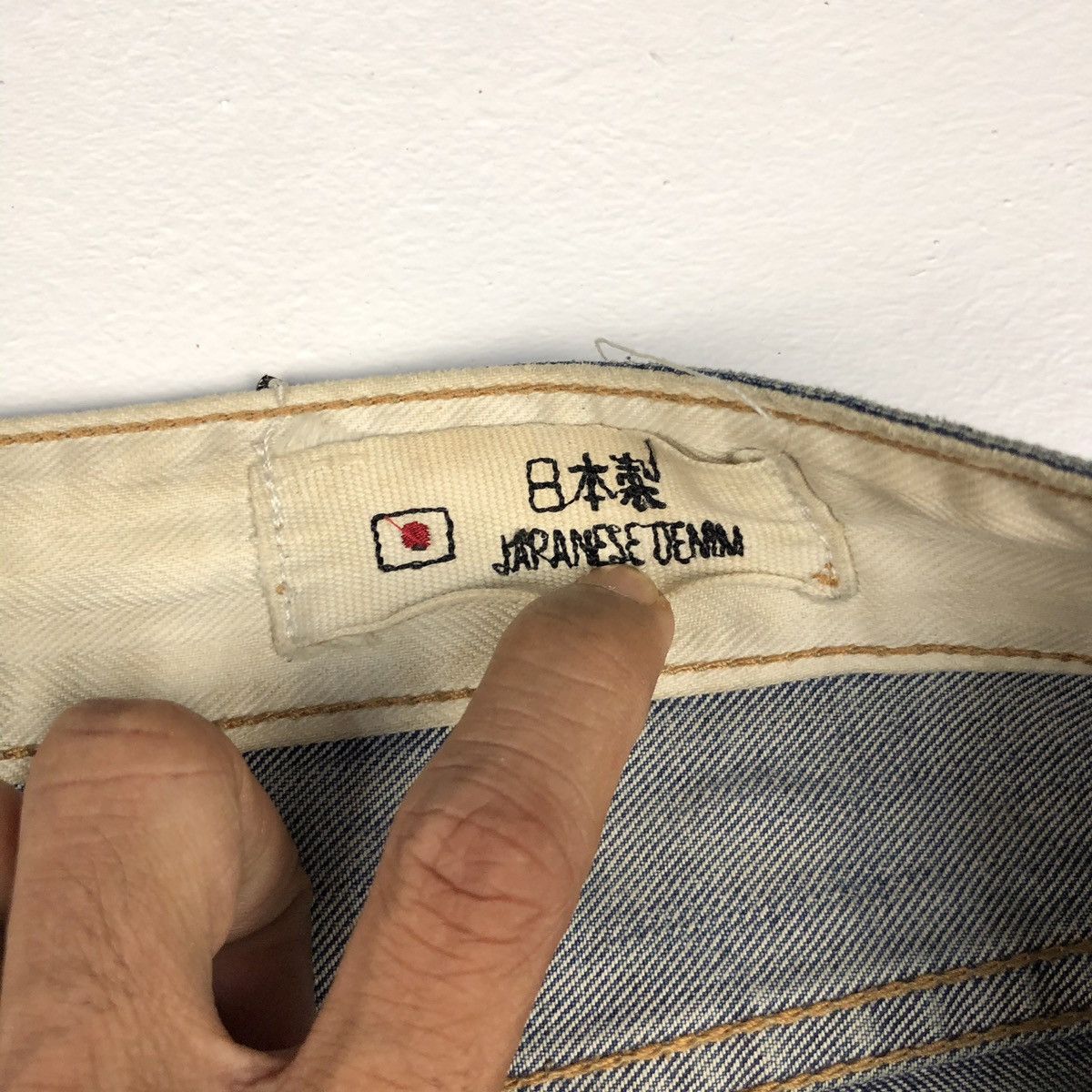 DENHAM × Japanese Brand Vintage Denham distressed denim nice design Size US 34 / EU 50 - 4 Thumbnail