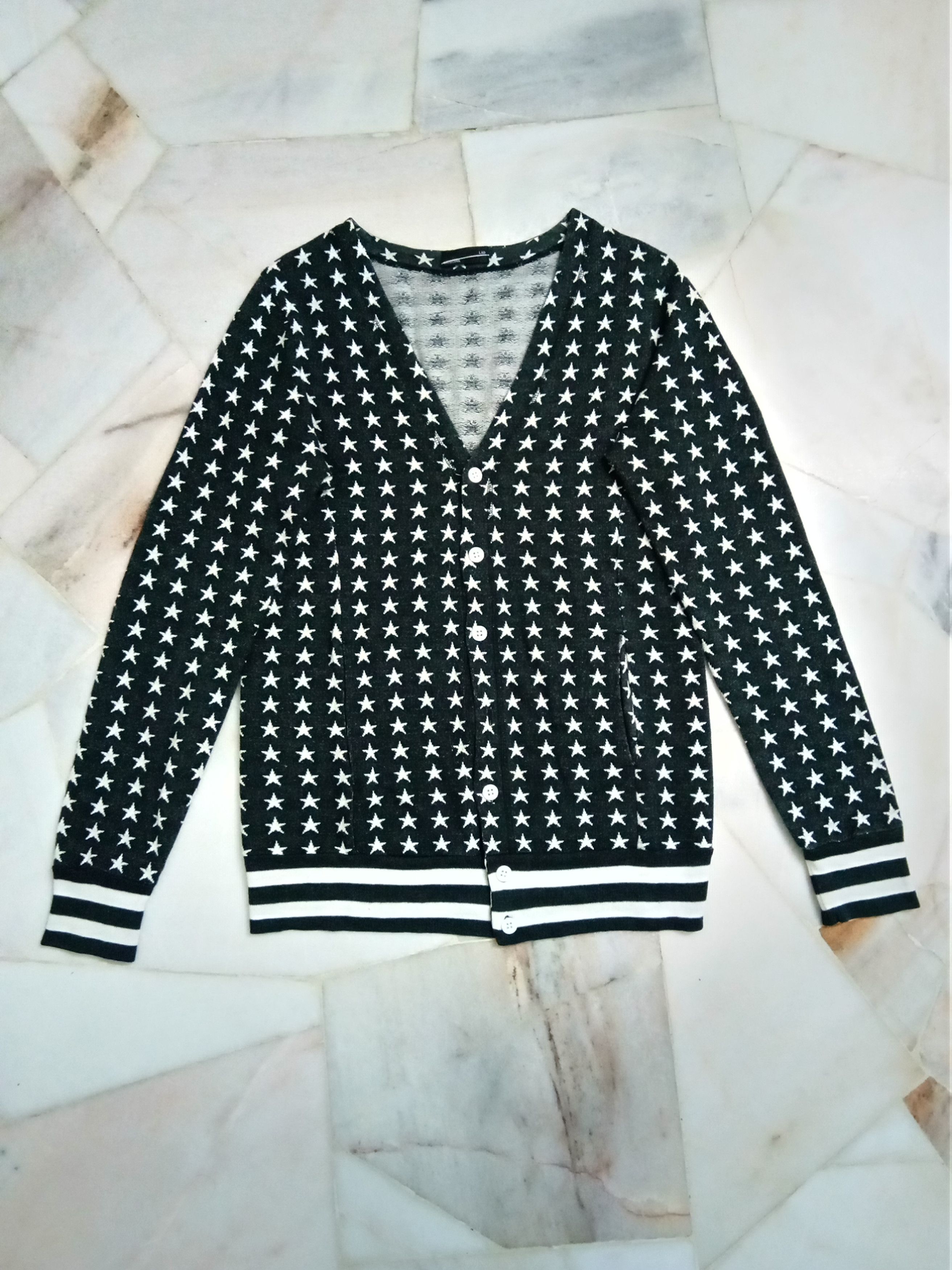 Lad Musician Lad Musician Intarsia knitting star cardigan shirt Size US S / EU 44-46 / 1 - 1 Thumbnail
