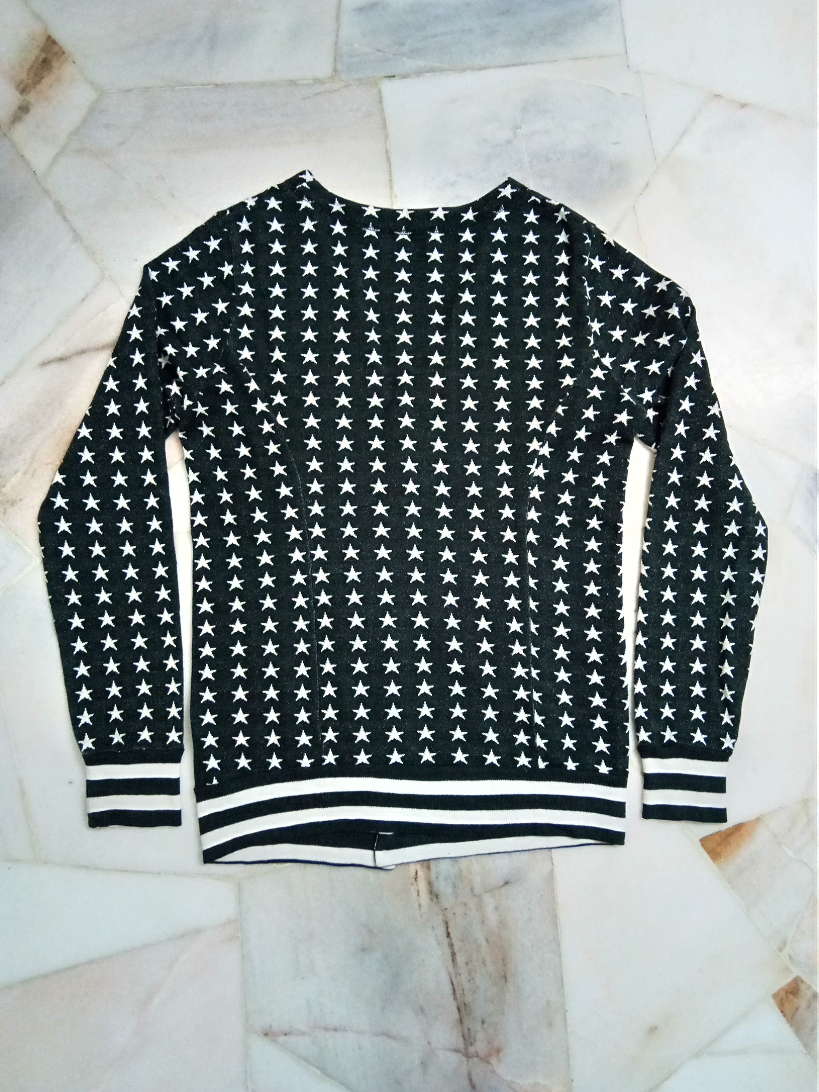 Lad Musician Lad Musician Intarsia knitting star cardigan shirt Size US S / EU 44-46 / 1 - 2 Thumbnail
