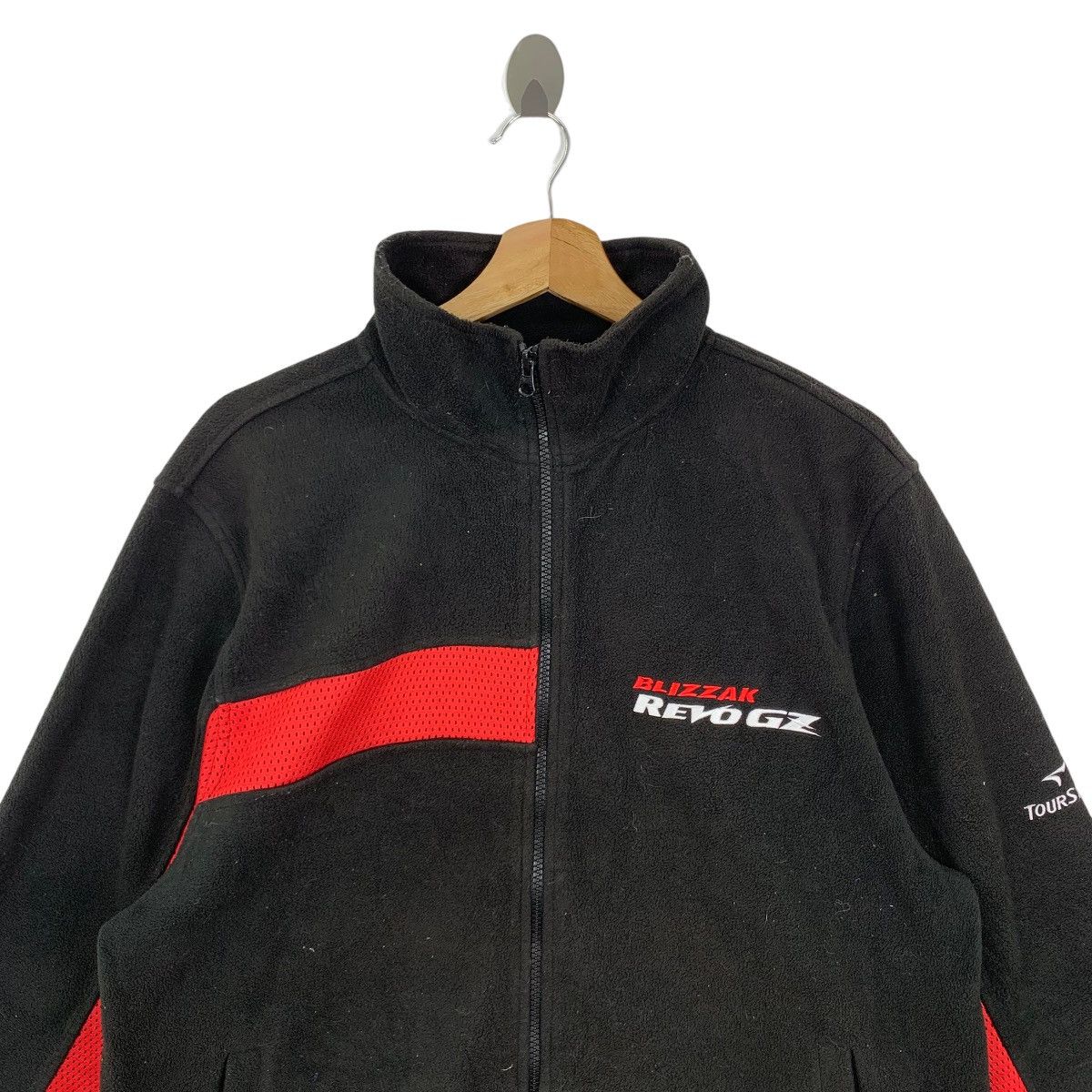 Vintage Vintage Bridgestone Blizzak Revo Zipper Fleece Jacket Size US L / EU 52-54 / 3 - 2 Thumbnail