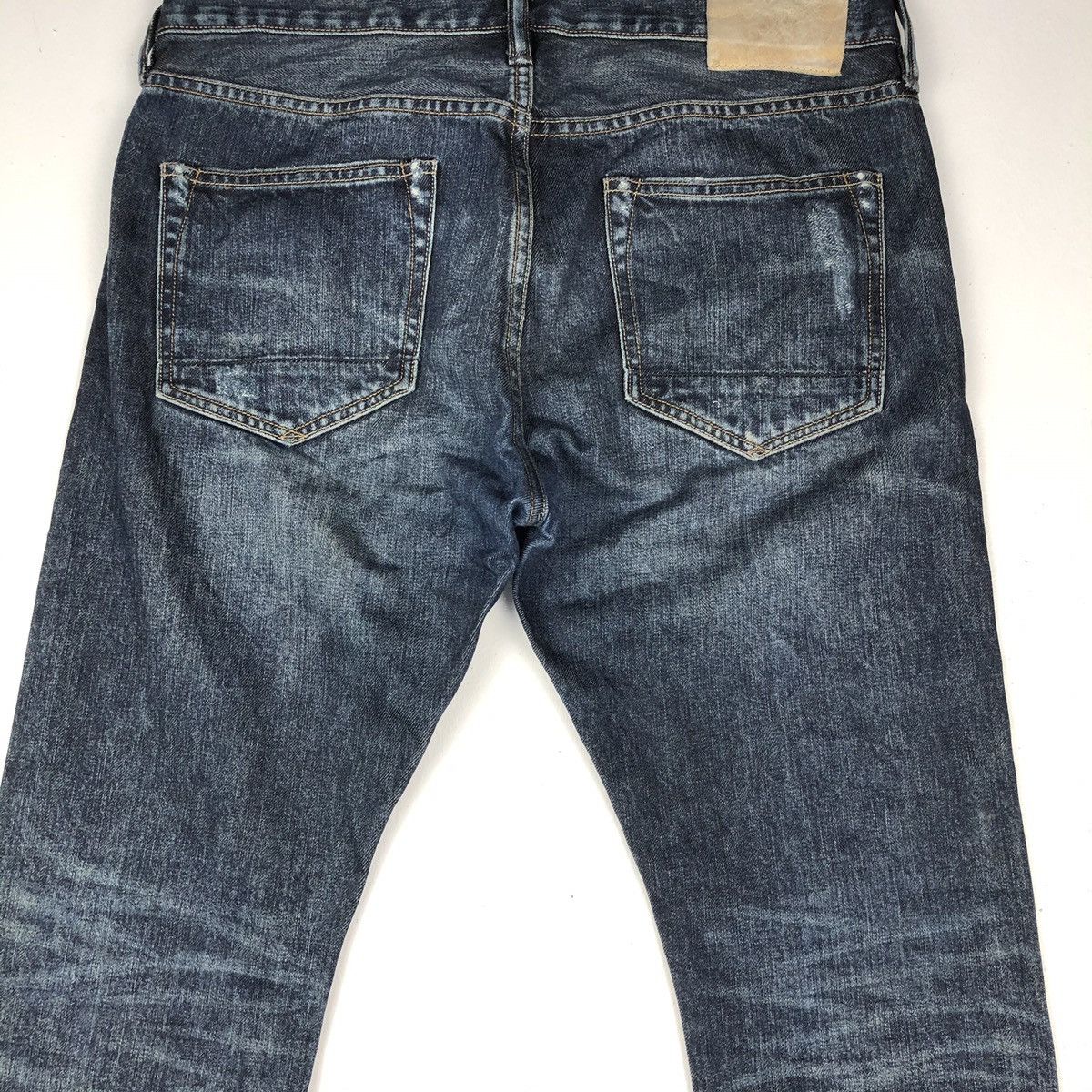 Allsaints × Designer × Japanese Brand Allsaints selvedge Jeans distressed denim slim fit Size US 32 / EU 48 - 11 Thumbnail
