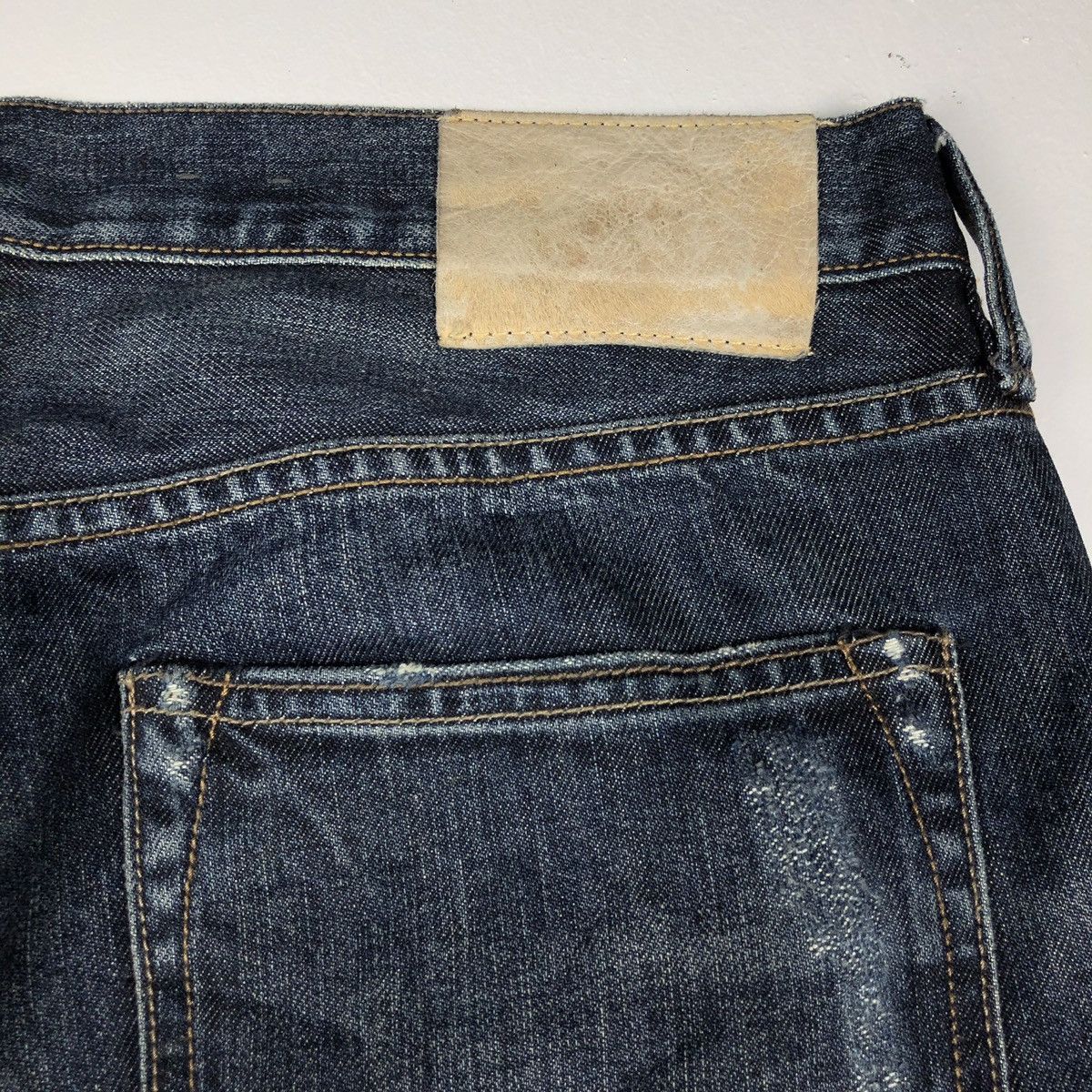 Allsaints × Designer × Japanese Brand Allsaints selvedge Jeans distressed denim slim fit Size US 32 / EU 48 - 12 Thumbnail