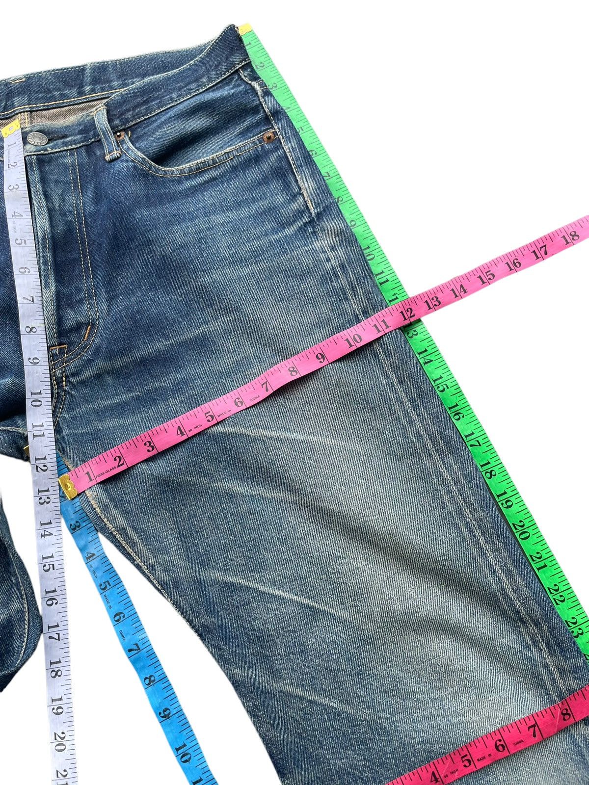 Japanese Brand × OMNIGOD Vintage Omnigod Selvedge Rework Denim Size US 32 / EU 48 - 20 Thumbnail