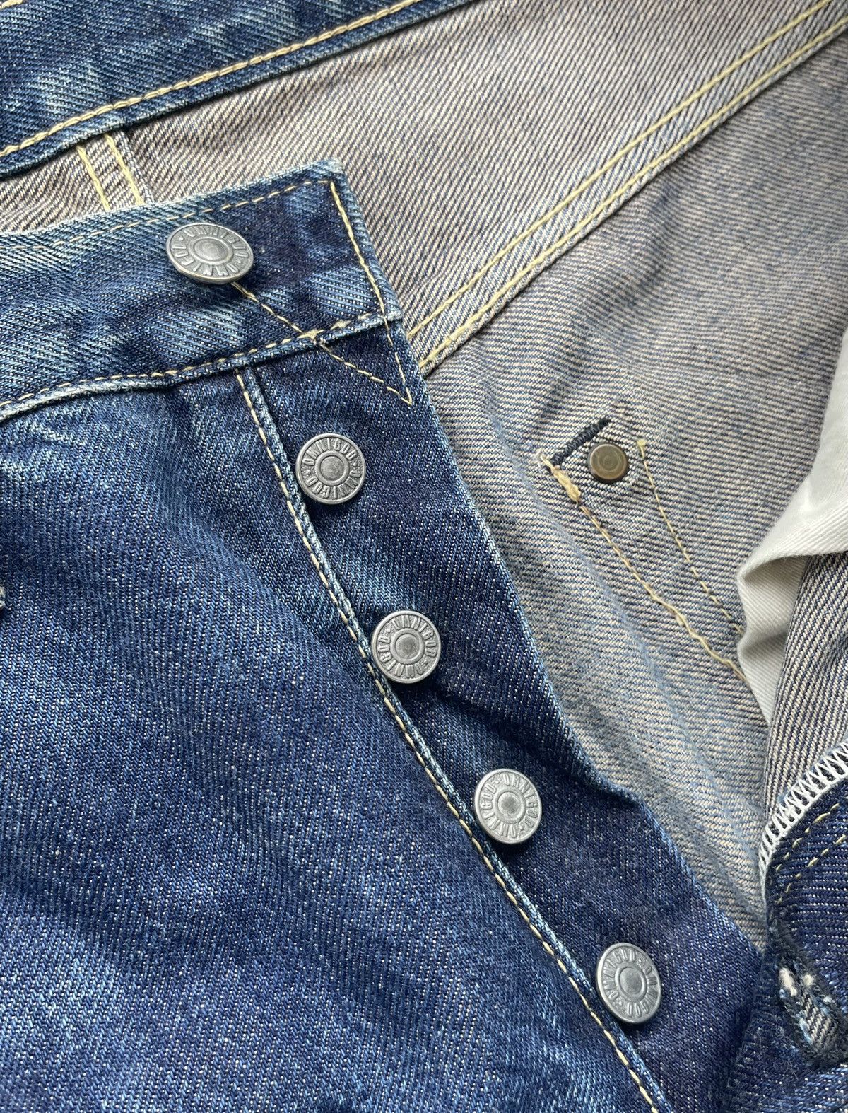 Japanese Brand × OMNIGOD Vintage Omnigod Selvedge Rework Denim Size US 32 / EU 48 - 15 Thumbnail