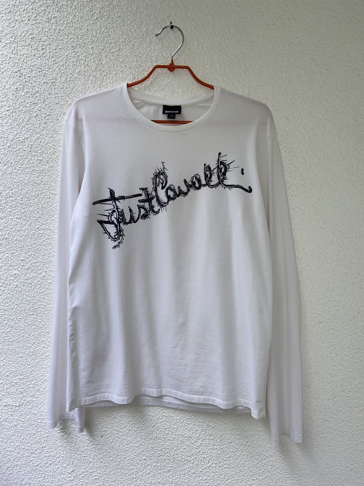 Just Cavalli Just Cavalli white long sleeve t-shirt | Grailed