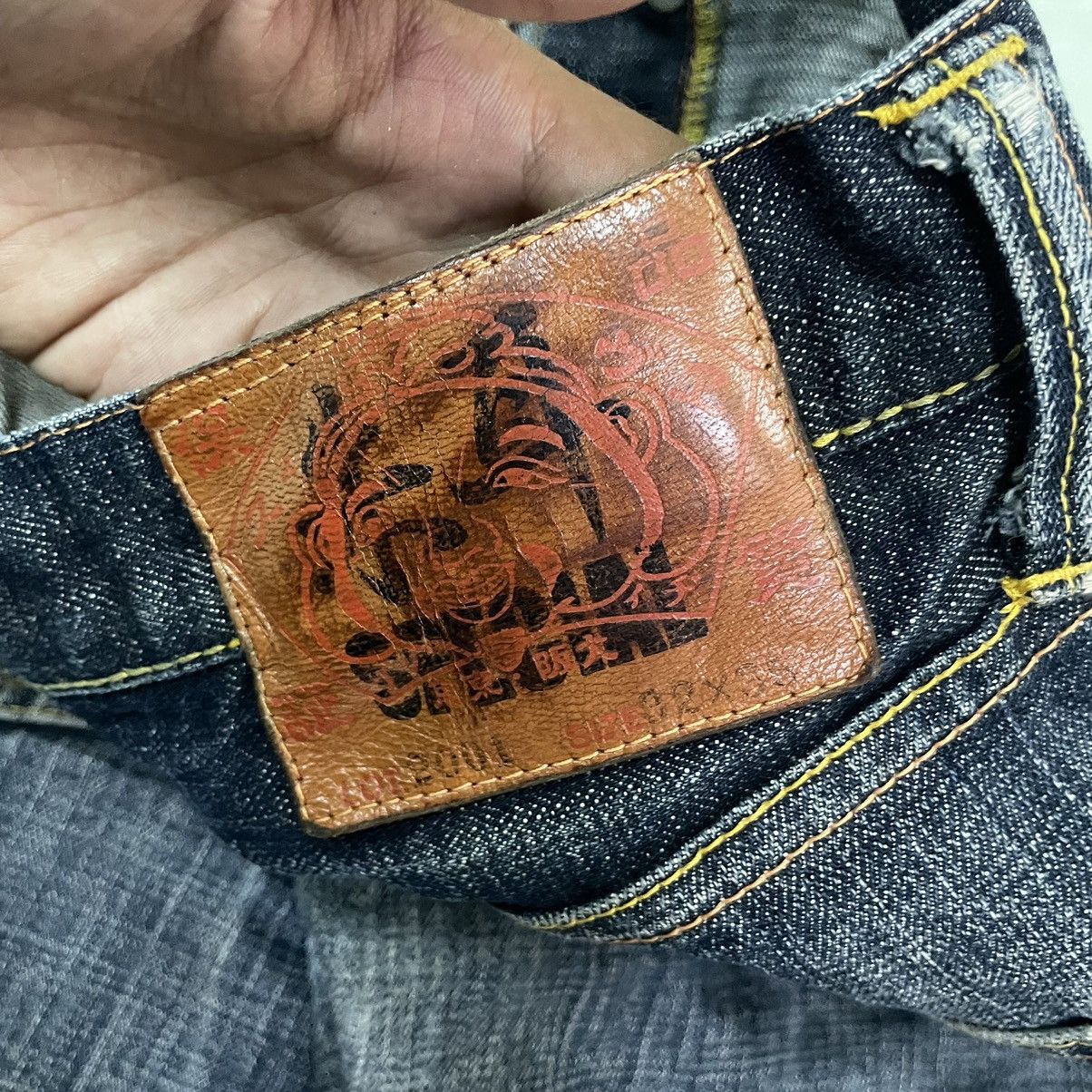 Evisu × Japanese Brand 💥 Evisu Special Yamane Diacock Jean Redline Selvedge Size US 32 / EU 48 - 9 Thumbnail