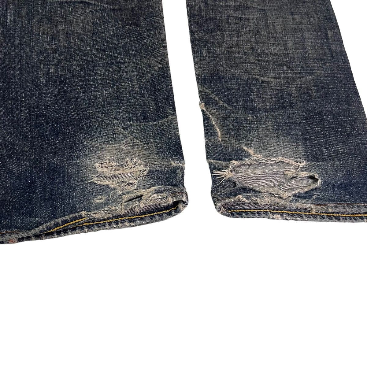 Evisu × Japanese Brand 💥 Evisu Special Yamane Diacock Jean Redline Selvedge Size US 32 / EU 48 - 7 Thumbnail
