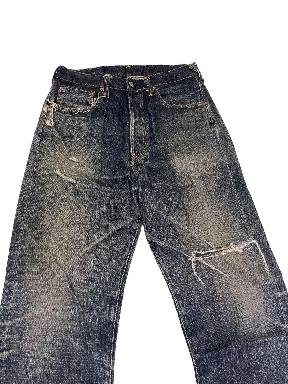 Evisu × Japanese Brand 💥 Evisu Special Yamane Diacock Jean Redline Selvedge Size US 32 / EU 48 - 6 Thumbnail