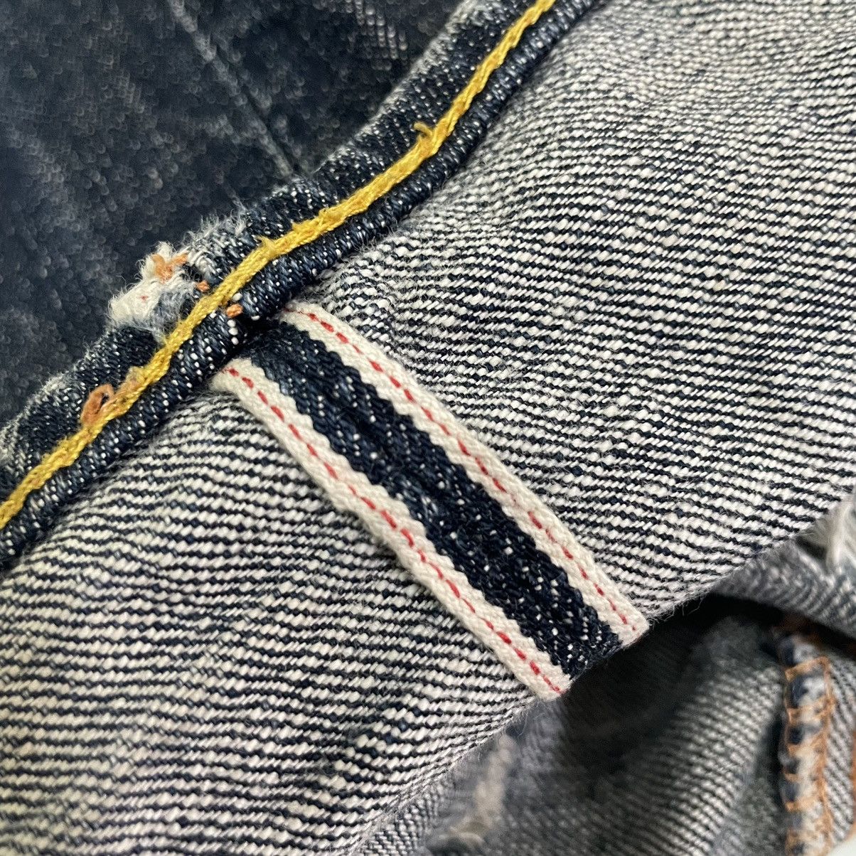 Evisu × Japanese Brand 💥 Evisu Special Yamane Diacock Jean Redline Selvedge Size US 32 / EU 48 - 12 Thumbnail