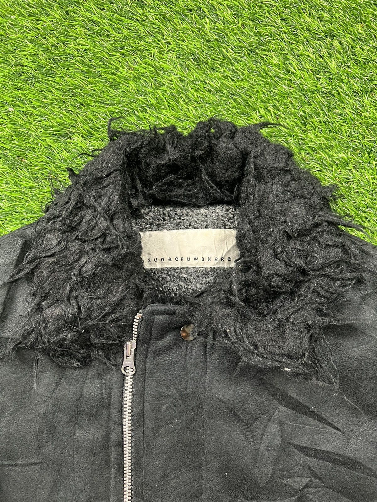 Issey Miyake SUNAO KUWAHARA - fur collar symetrical zipper jacket Size US S / EU 44-46 / 1 - 3 Thumbnail