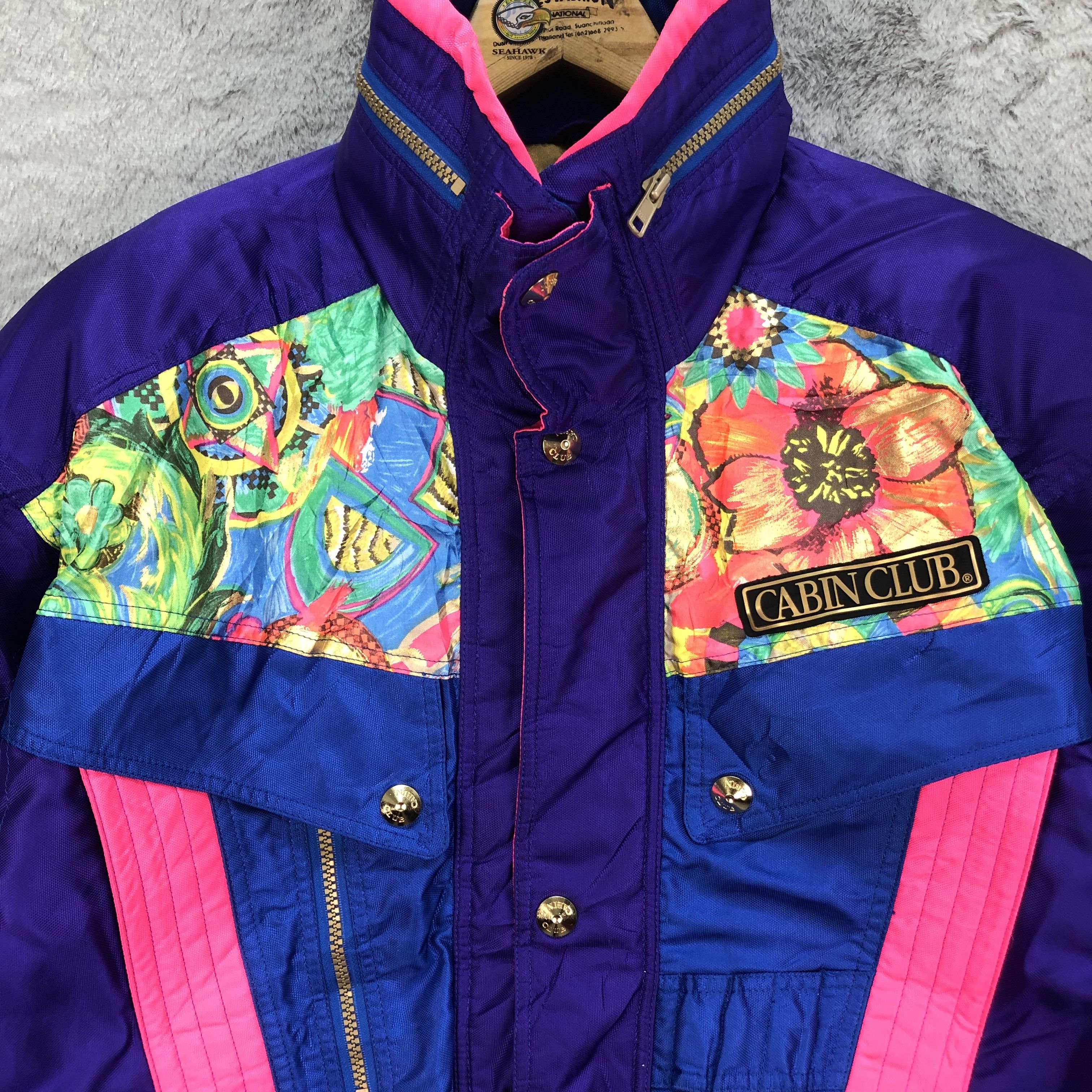 Japanese Brand CABIN CLUB Special Skiwear Jacket #4970-38 Size US L / EU 52-54 / 3 - 3 Thumbnail