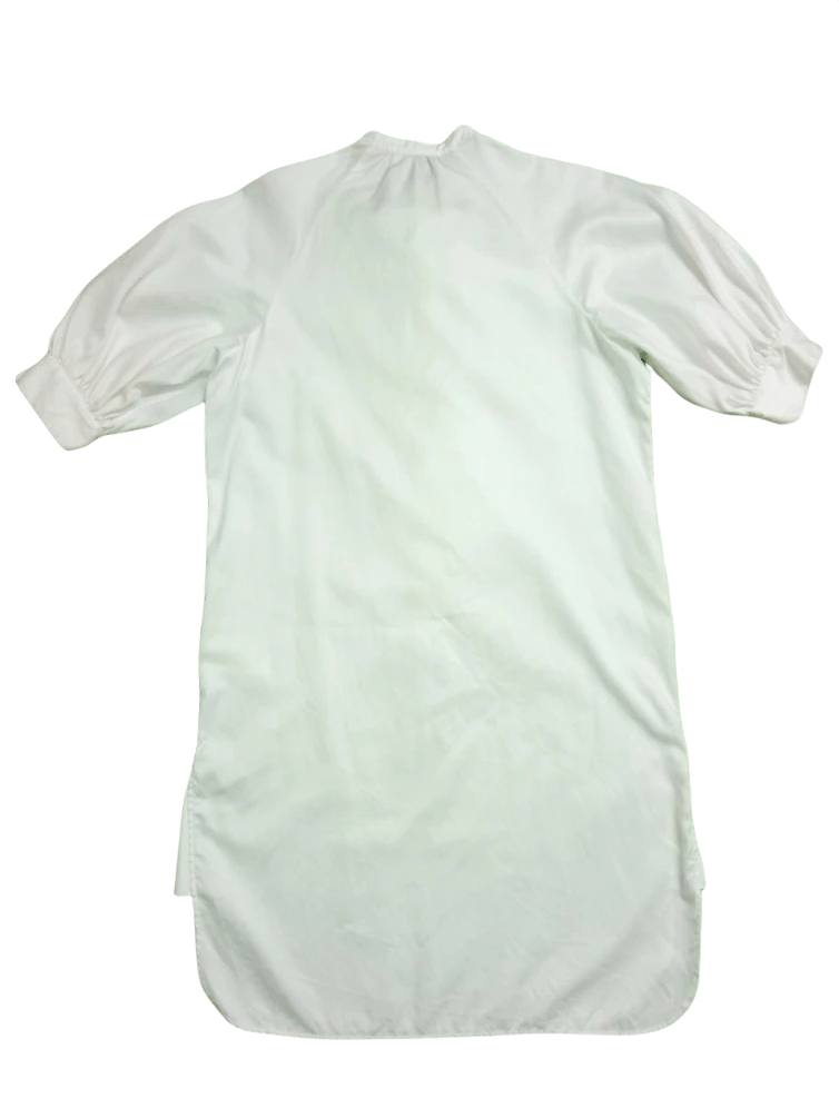 Alexander McQueen ALEXANDER MC QUEEN RUFFLED COTTON POPLIN TUXEDO BLOUSES Size S / US 4 / IT 40 - 2 Thumbnail