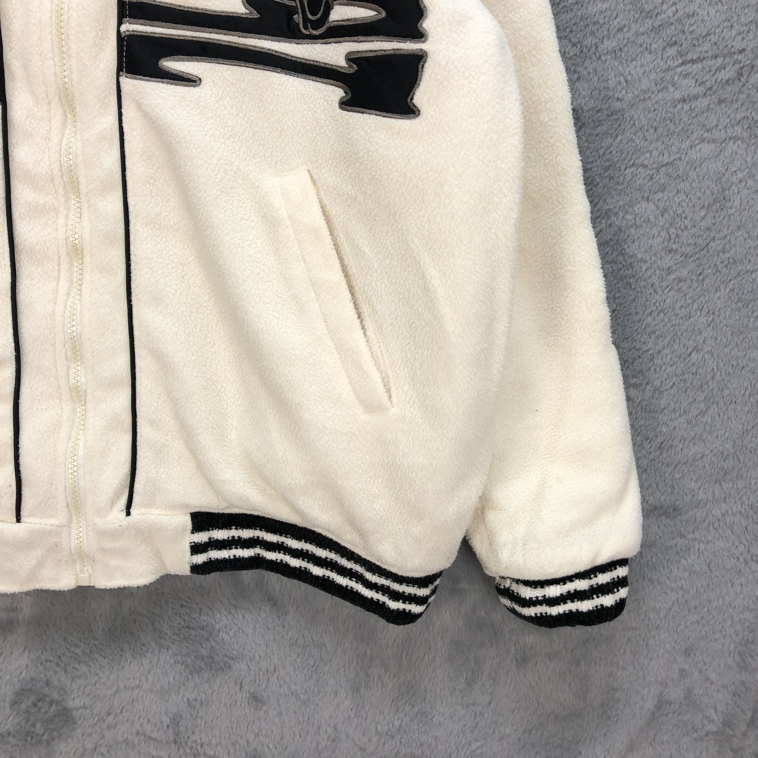 Japanese Brand TRIPPING CAT EMBROIDERY BIG LOGO FLEECE BOMBER #5377-186 Size US M / EU 48-50 / 2 - 6 Thumbnail