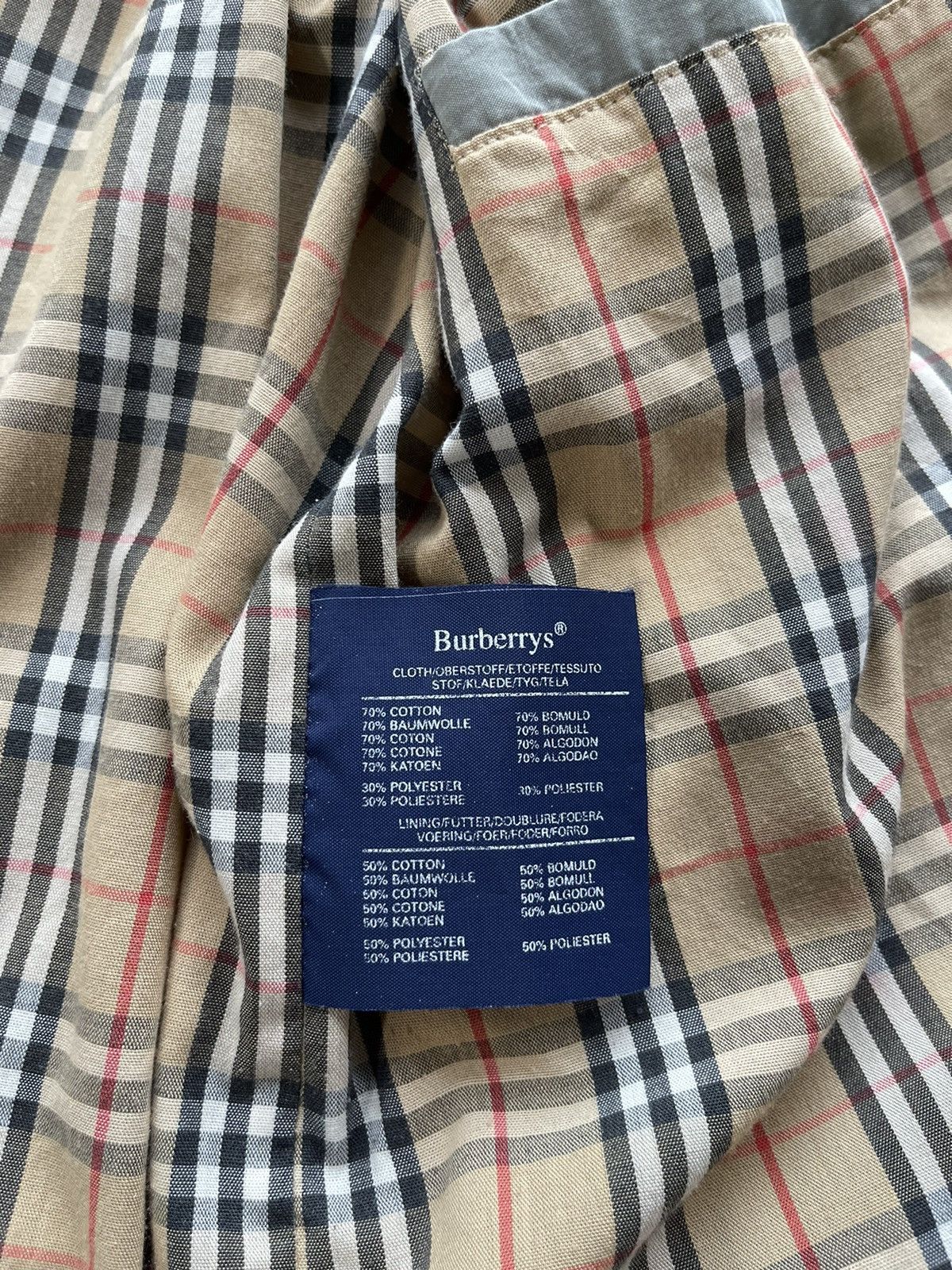 Burberry × Vintage Burberry Nova Check Light Jacket Distressed Size US L / EU 52-54 / 3 - 6 Thumbnail