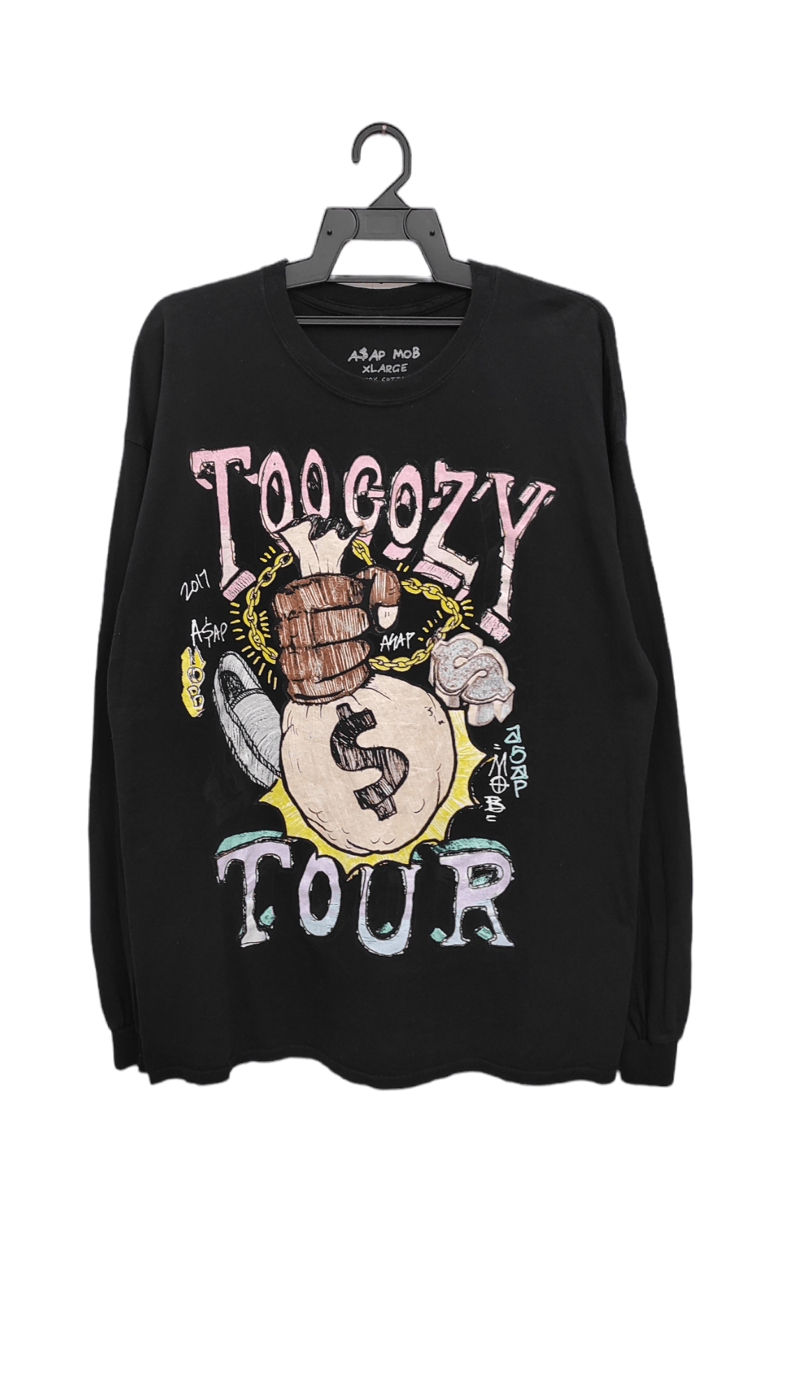 A$AP Rocky Ss2017 A$AP MOB TOO COZY TOUR t shirt Size US XL / EU 56 / 4 - 5 Thumbnail