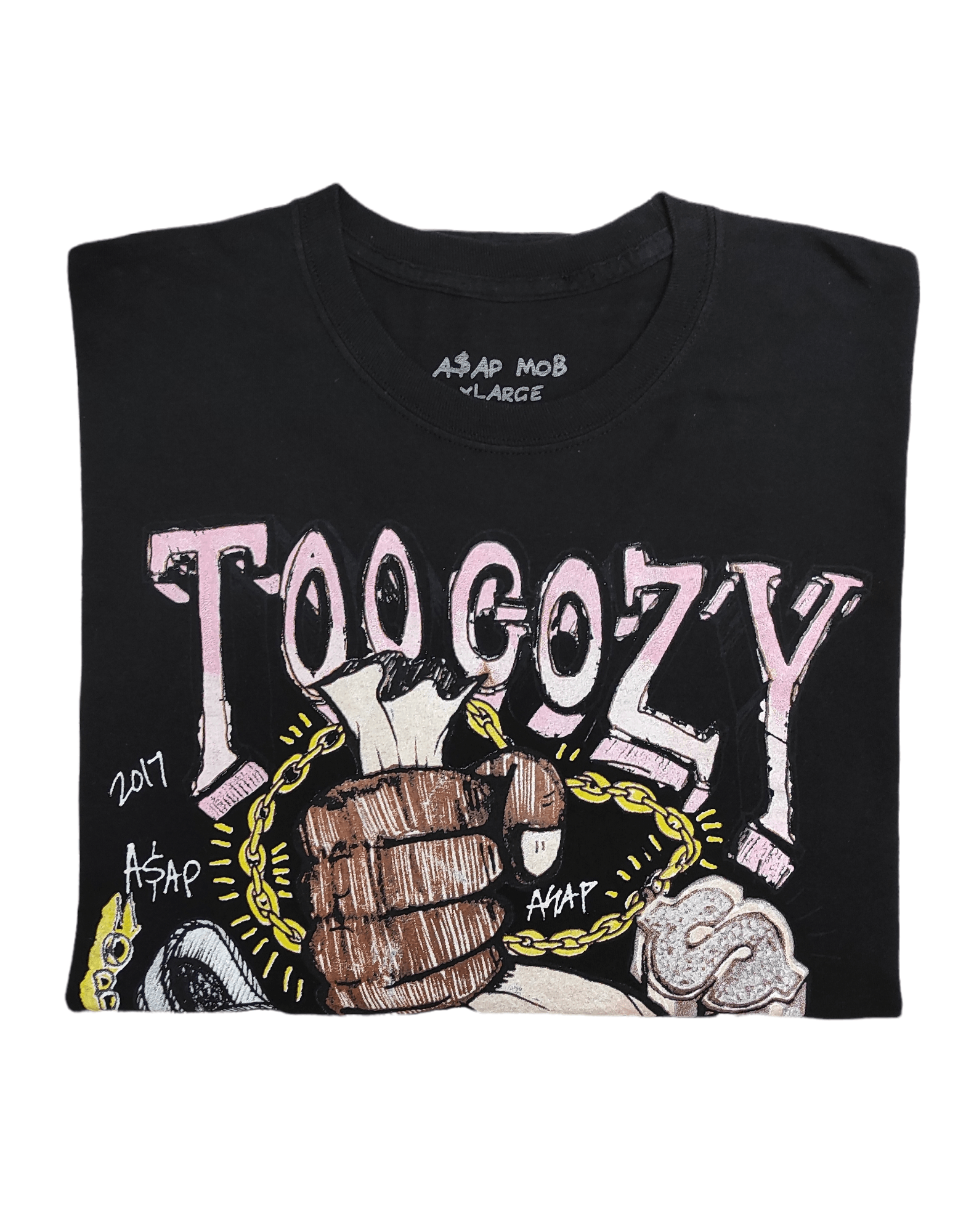 A$AP Rocky Ss2017 A$AP MOB TOO COZY TOUR t shirt Size US XL / EU 56 / 4 - 8 Thumbnail