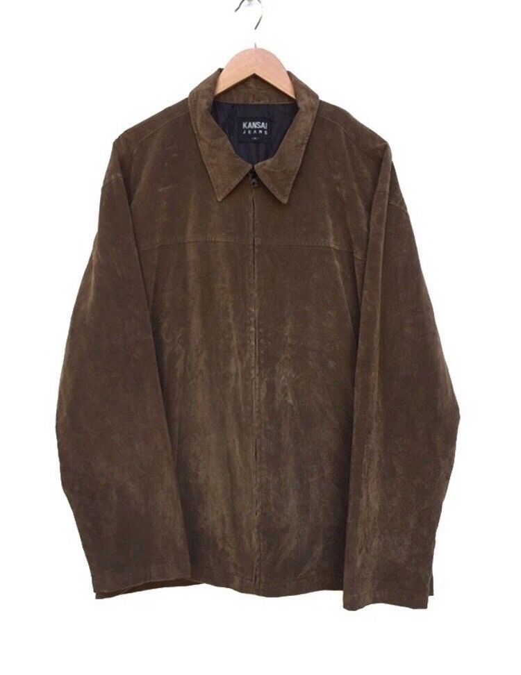 Kansai Yamamoto 🔥Kansai Jeans Corduroy Zipper Jacket Size US L / EU 52-54 / 3 - 1 Thumbnail