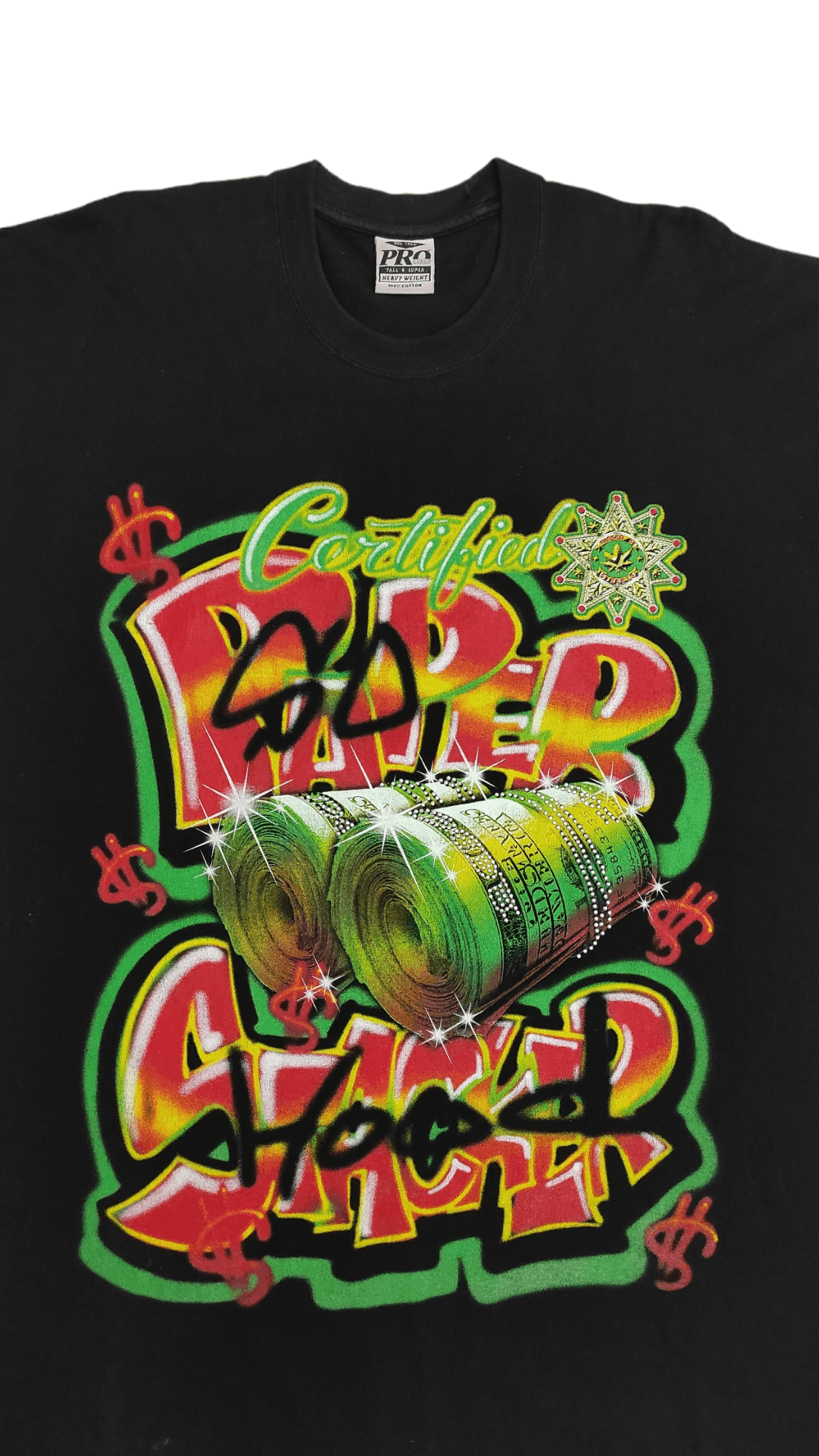 Rap Tees Vintage 2000's OVP American Dollars weeds HIP HOP RAP Tee Size US XXL / EU 58 / 5 - 3 Thumbnail