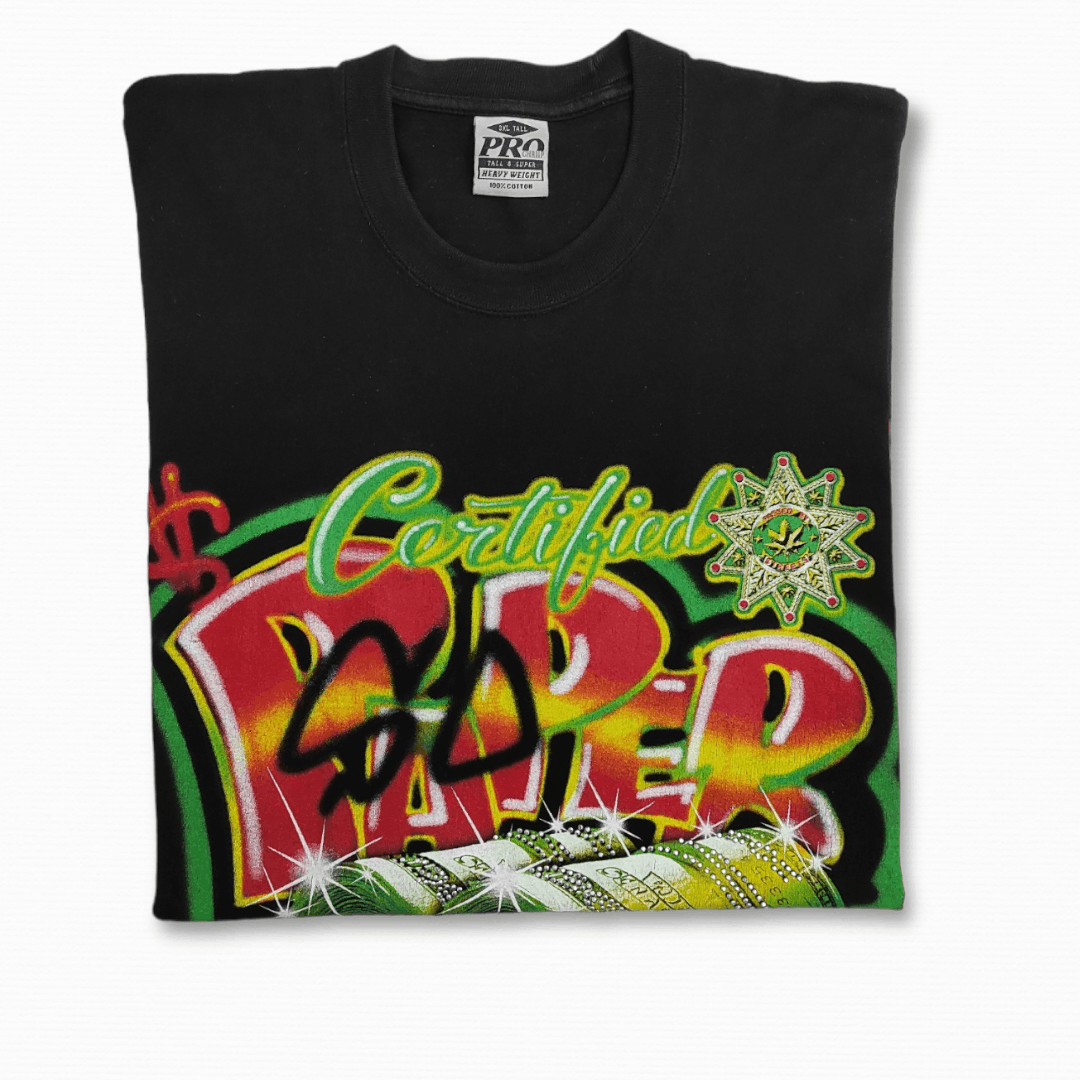 Rap Tees Vintage 2000's OVP American Dollars weeds HIP HOP RAP Tee Size US XXL / EU 58 / 5 - 8 Thumbnail