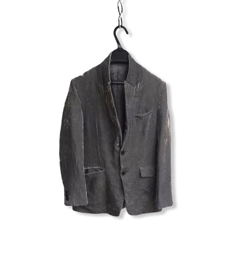Japanese Brand × Takeo Kikuchi 🔥Mega Rare Takeo Kikuchi Super Soft Fleece Blazer Size US S / EU 44-46 / 1 - 1 Thumbnail