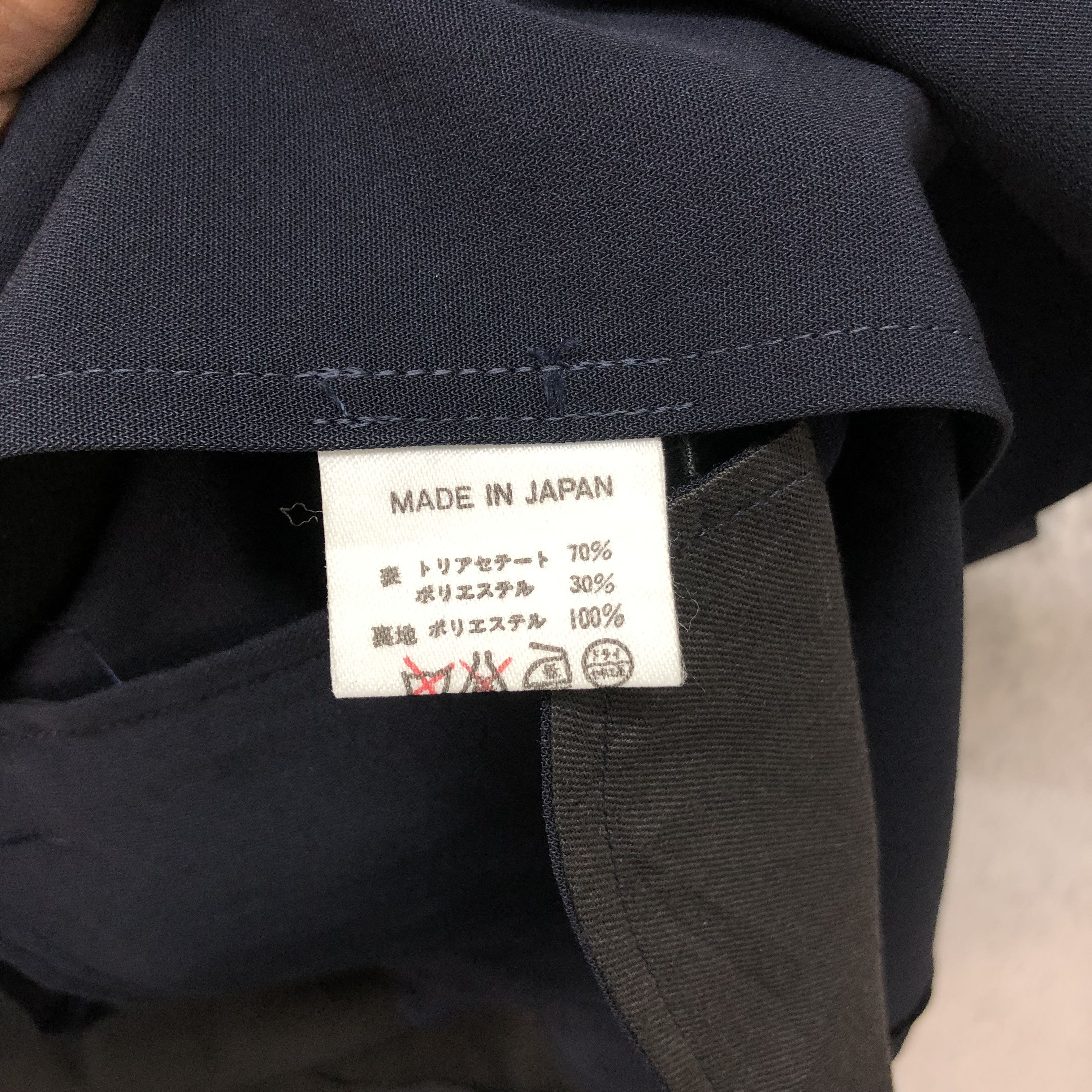 Yohji Yamamoto WORKSHOP BY YOHJI YAMAMOTO DOUBLE BREASTED COAT #5307-183 Size US S / EU 44-46 / 1 - 8 Thumbnail