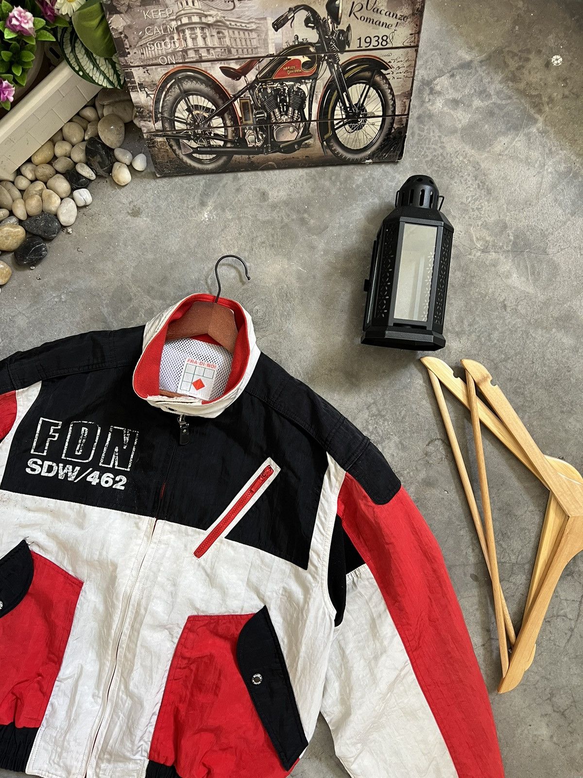 Designer × Japanese Brand Vintage 🖤 Issey Miyake Inspired Bomber Nankai Jacket Size US L / EU 52-54 / 3 - 11 Thumbnail