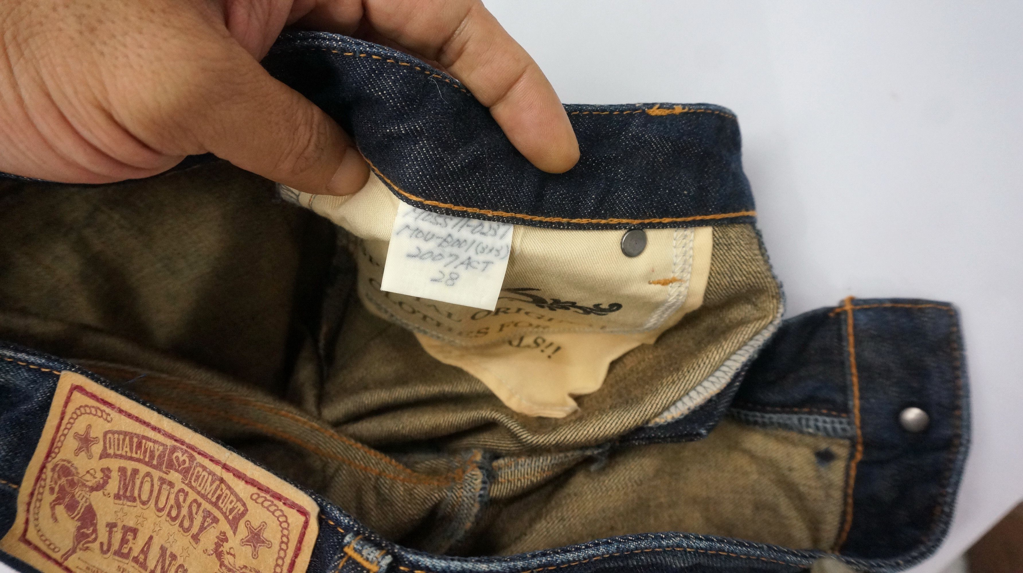 MOUSSY DopeFlare 🔥 MOUSSY Vintage Browned Off Blue Women Jeans Size 30" / US 8 / IT 44 - 17 Thumbnail