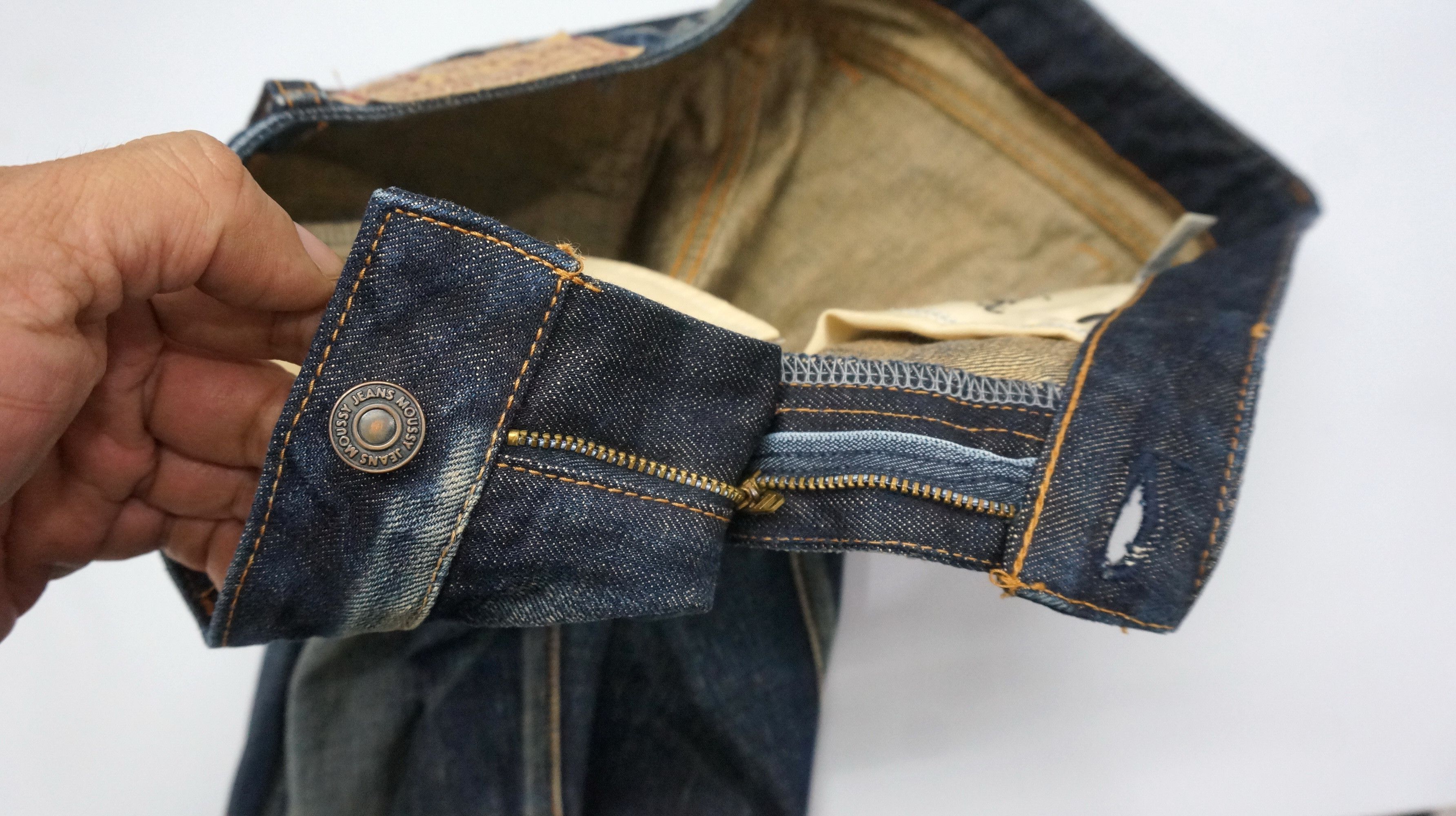 MOUSSY DopeFlare 🔥 MOUSSY Vintage Browned Off Blue Women Jeans Size 30" / US 8 / IT 44 - 20 Thumbnail