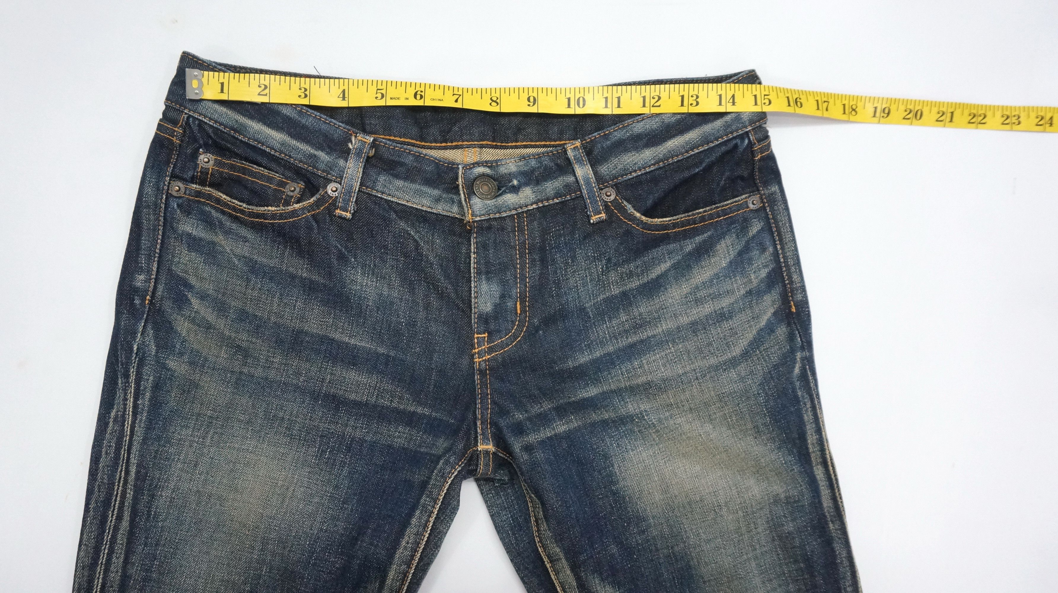 MOUSSY DopeFlare 🔥 MOUSSY Vintage Browned Off Blue Women Jeans Size 30" / US 8 / IT 44 - 11 Thumbnail