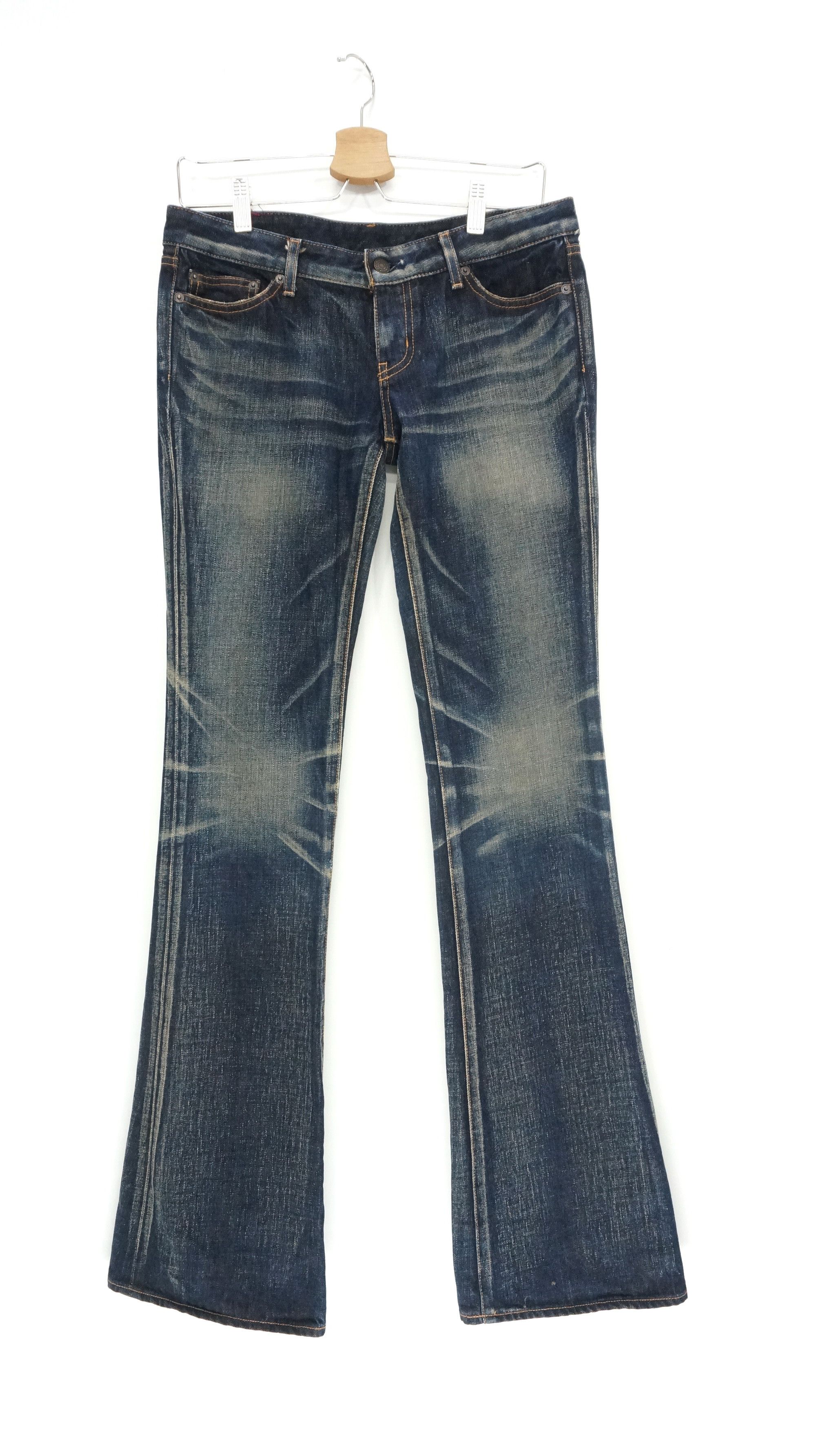 MOUSSY DopeFlare 🔥 MOUSSY Vintage Browned Off Blue Women Jeans Size 30" / US 8 / IT 44 - 1 Thumbnail