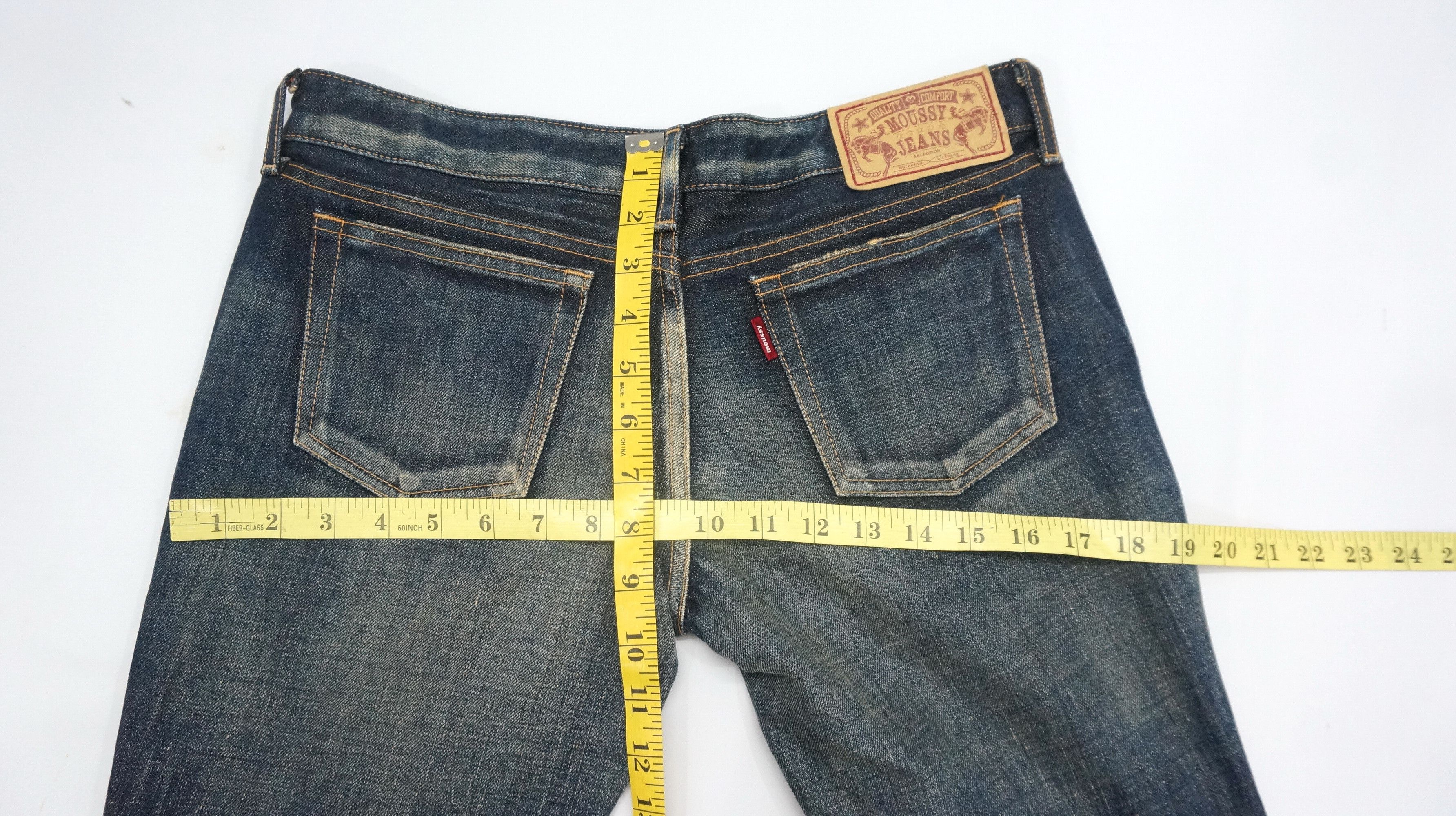 MOUSSY DopeFlare 🔥 MOUSSY Vintage Browned Off Blue Women Jeans Size 30" / US 8 / IT 44 - 15 Thumbnail