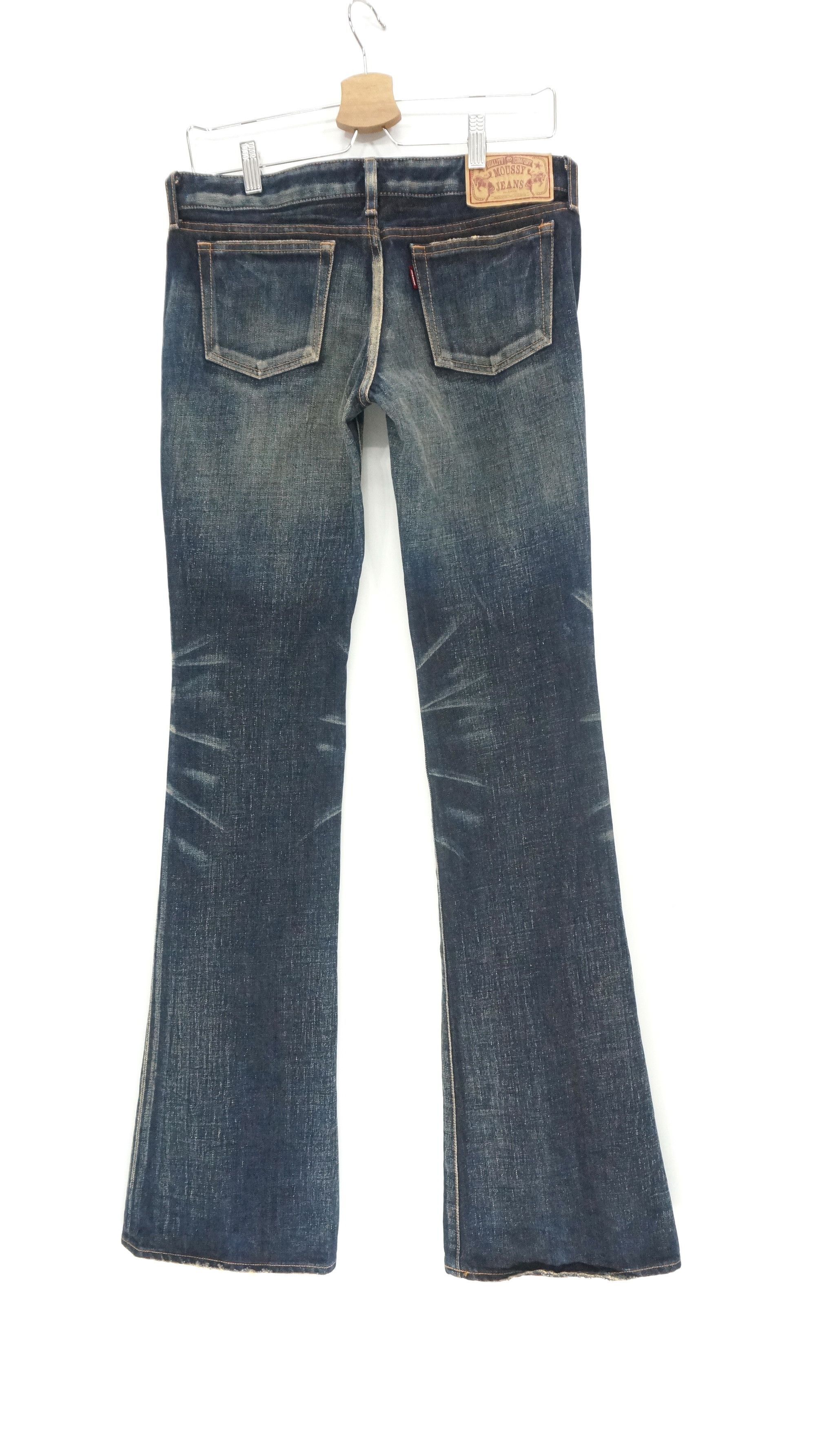 MOUSSY DopeFlare 🔥 MOUSSY Vintage Browned Off Blue Women Jeans Size 30" / US 8 / IT 44 - 3 Thumbnail