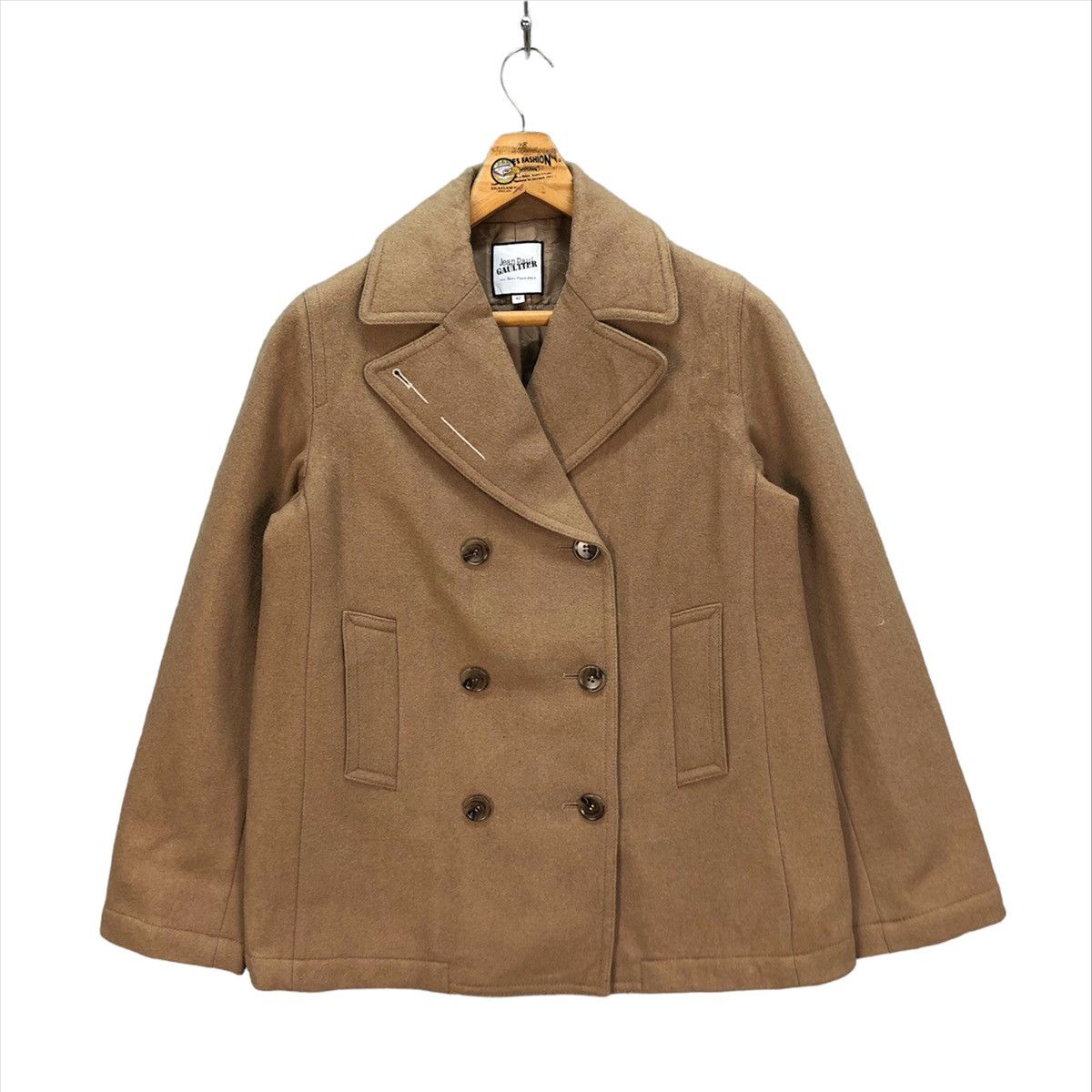 Jean Paul Gaultier JPG SEPT PREMIERES DOUBLE BREASTED COAT #6110-47 Size S / US 4 / IT 40 - 1 Thumbnail