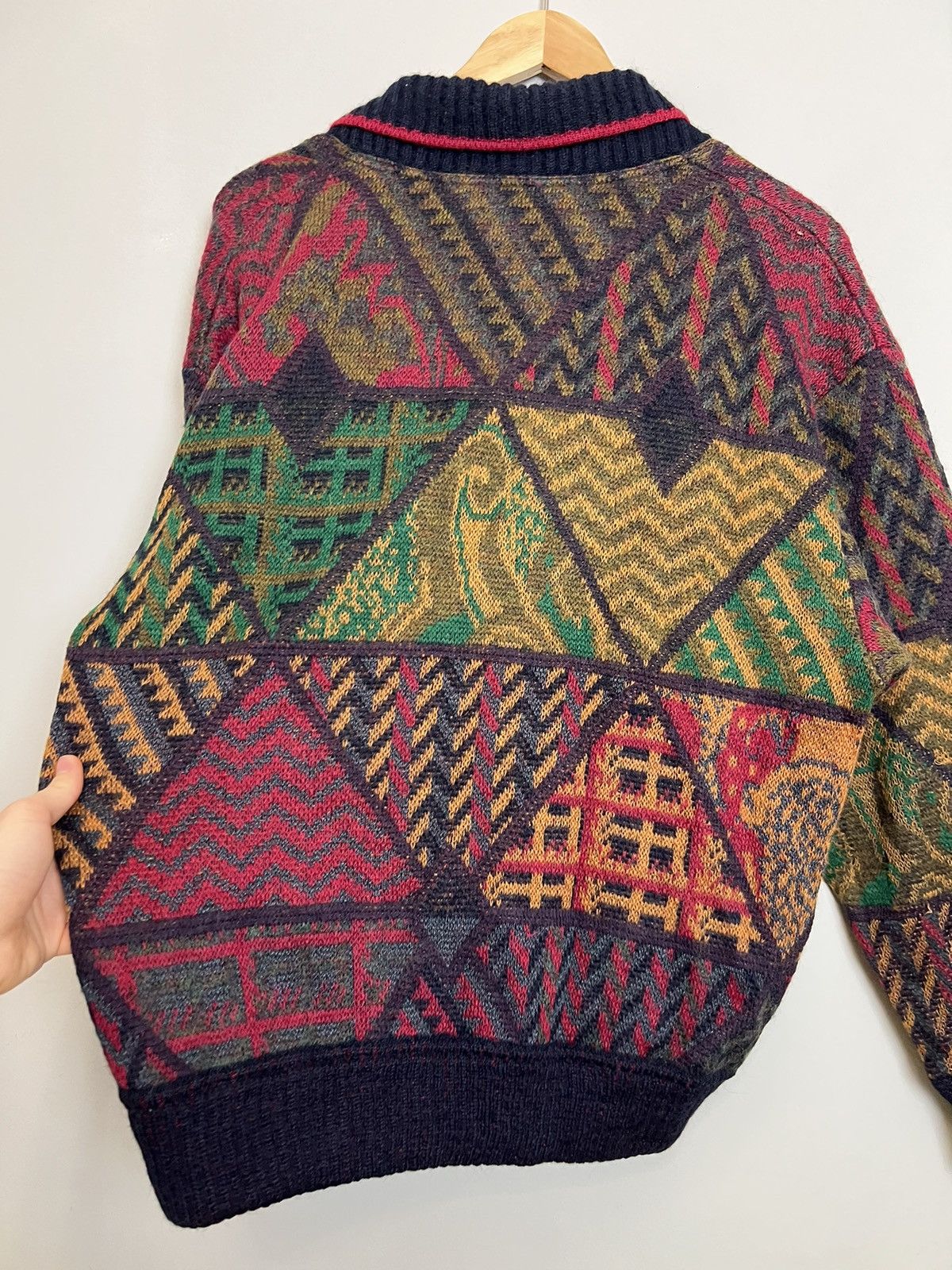 Bogner Vintage Bogner Fullprint Mohair Sweater Knit Cardigan Kurt Size US M / EU 48-50 / 2 - 4 Thumbnail